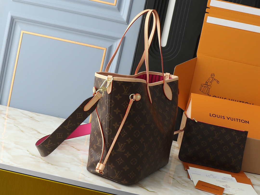 Designer Monogram Neverfull MM Classic Bag - Gorchic - $110.99