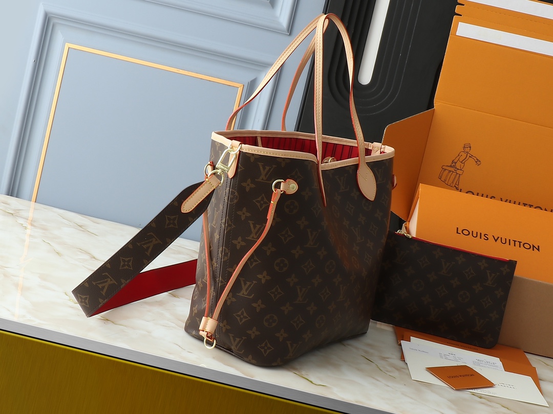 Designer Monogram Neverfull MM Classic Bag - Gorchic - $110.99