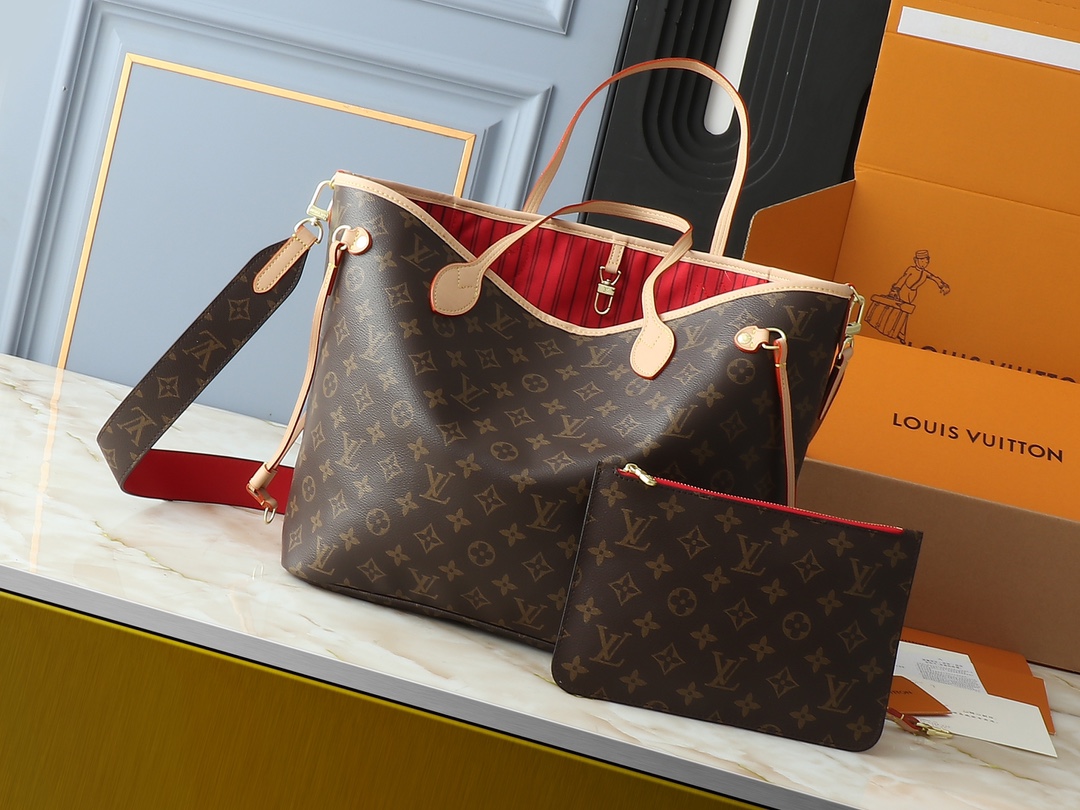 Designer Monogram Neverfull MM Classic Bag - Gorchic - $110.99