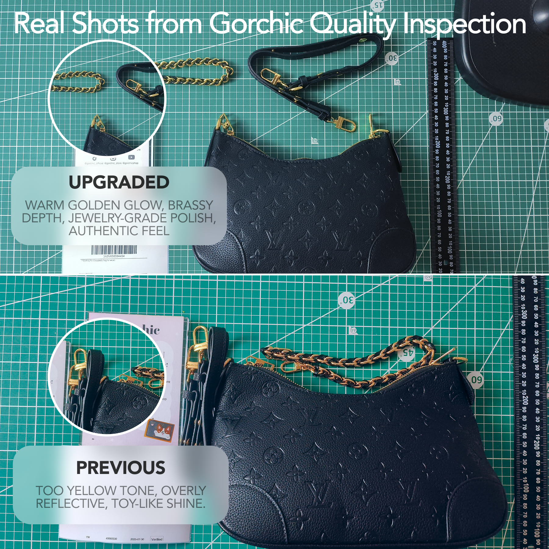 Designer Monogram Boulogne PM Monogram Empreinte Leather - Bag - Gorchic - $116.99