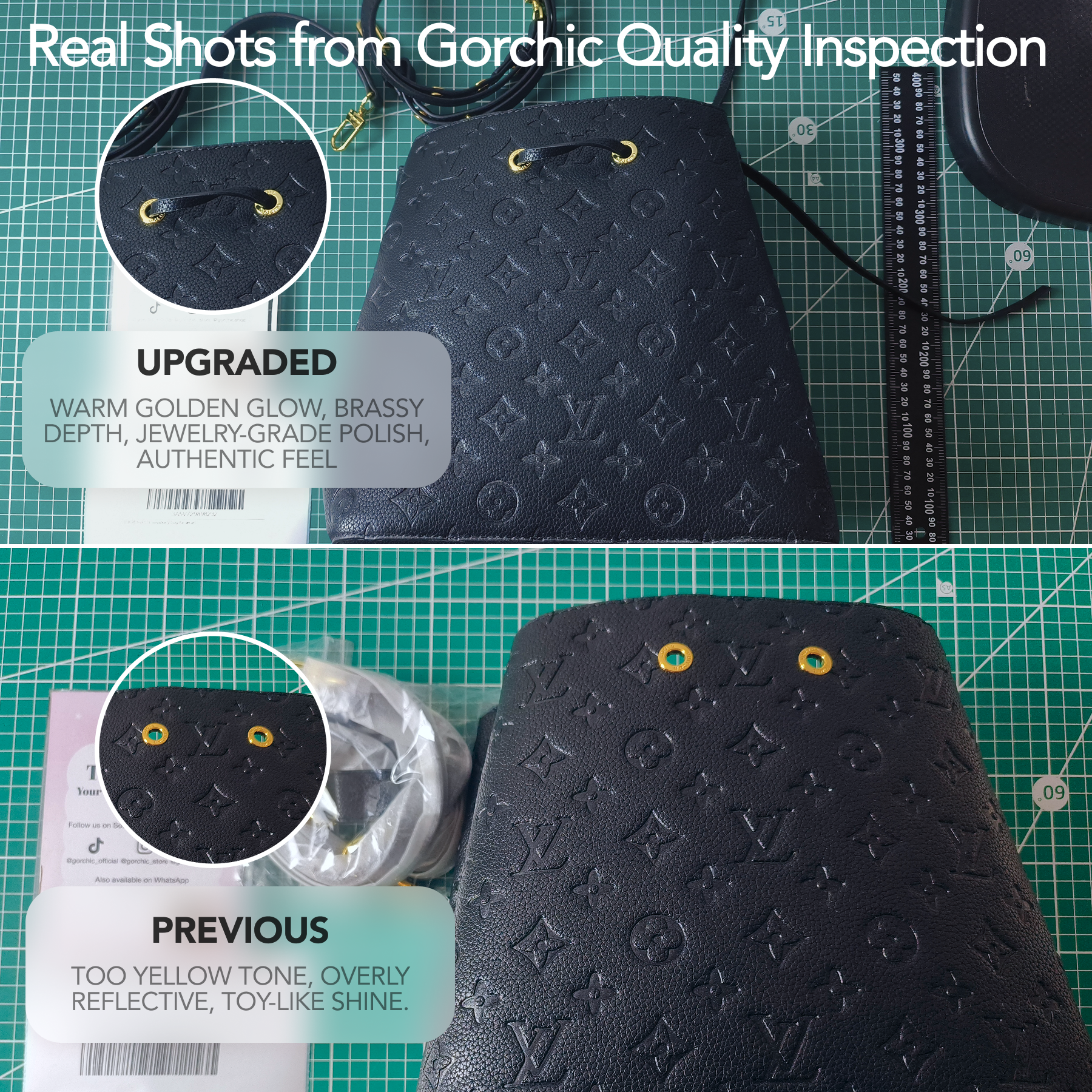 Designer Monogram  NeoNoe MM Bucket Bag - Gorchic - $118.99