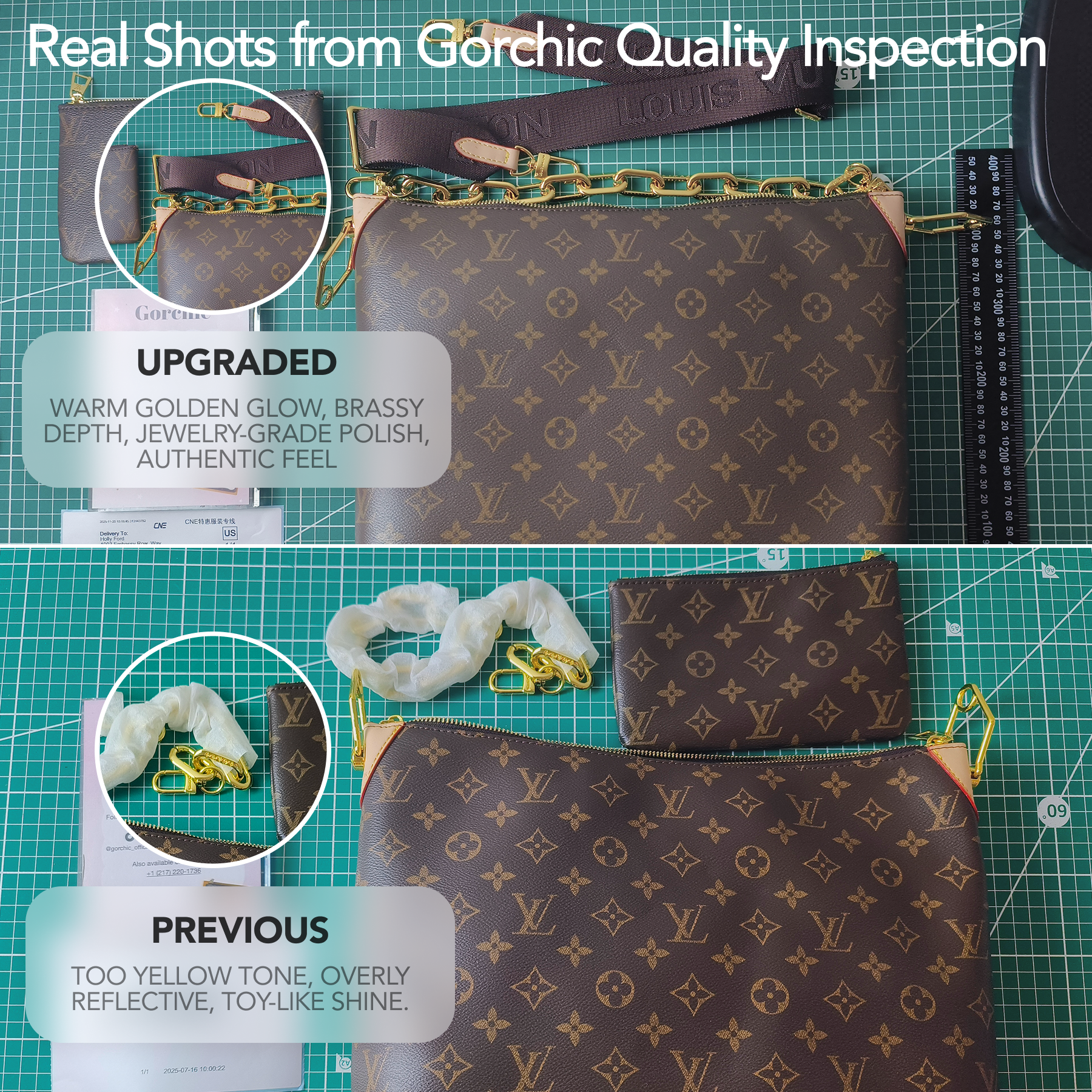 Designer Monogram Coussin Hobo MM Monogram Bag - Gorchic - $122.99