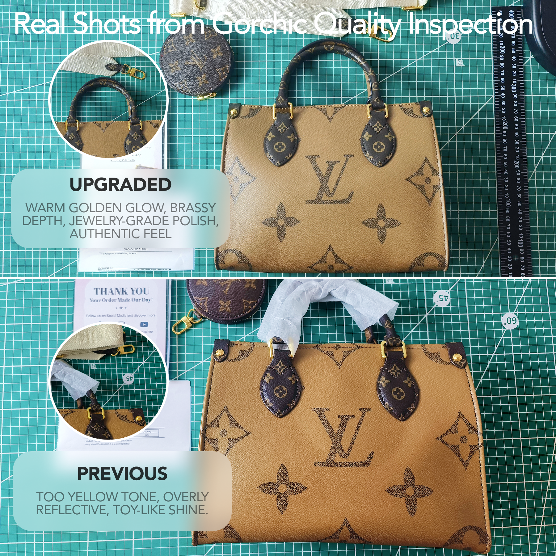 Designer Monogram Onthego Monogram Casual Style Tote - Bag - Gorchic - $114.99