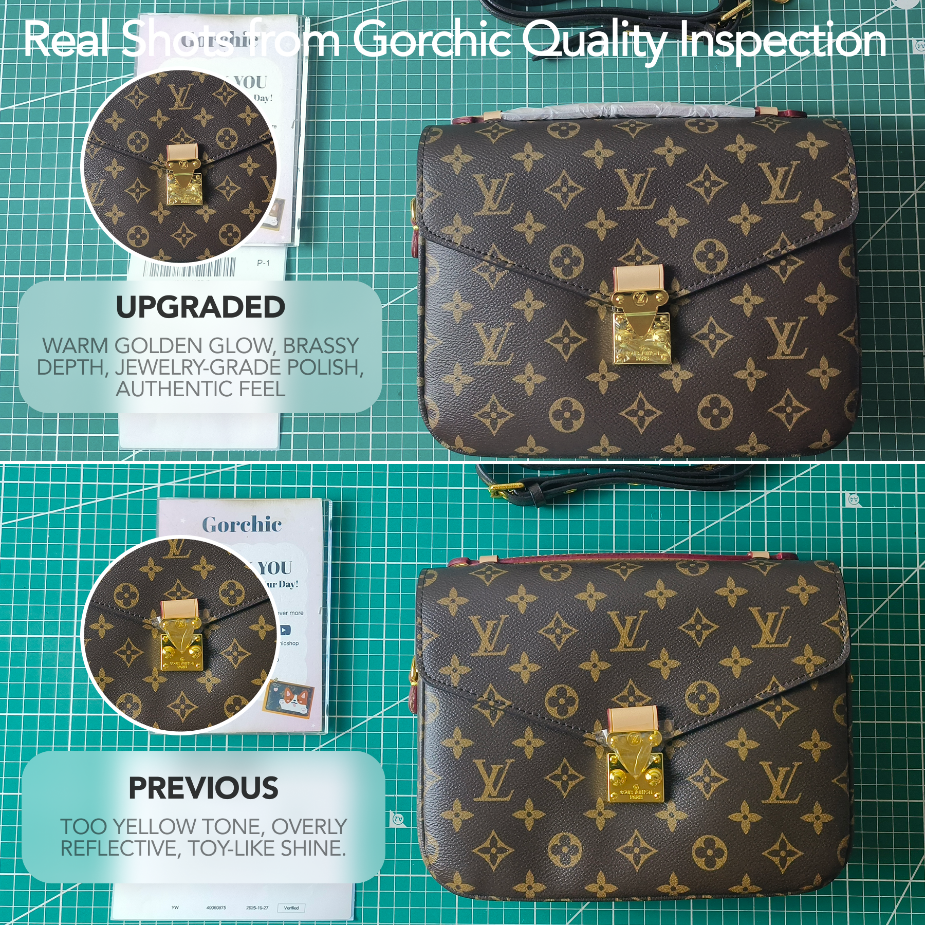 Designer Monogram Metis Pochette Monogram Brown - Crossbody Bag - Gorchic - $120.99