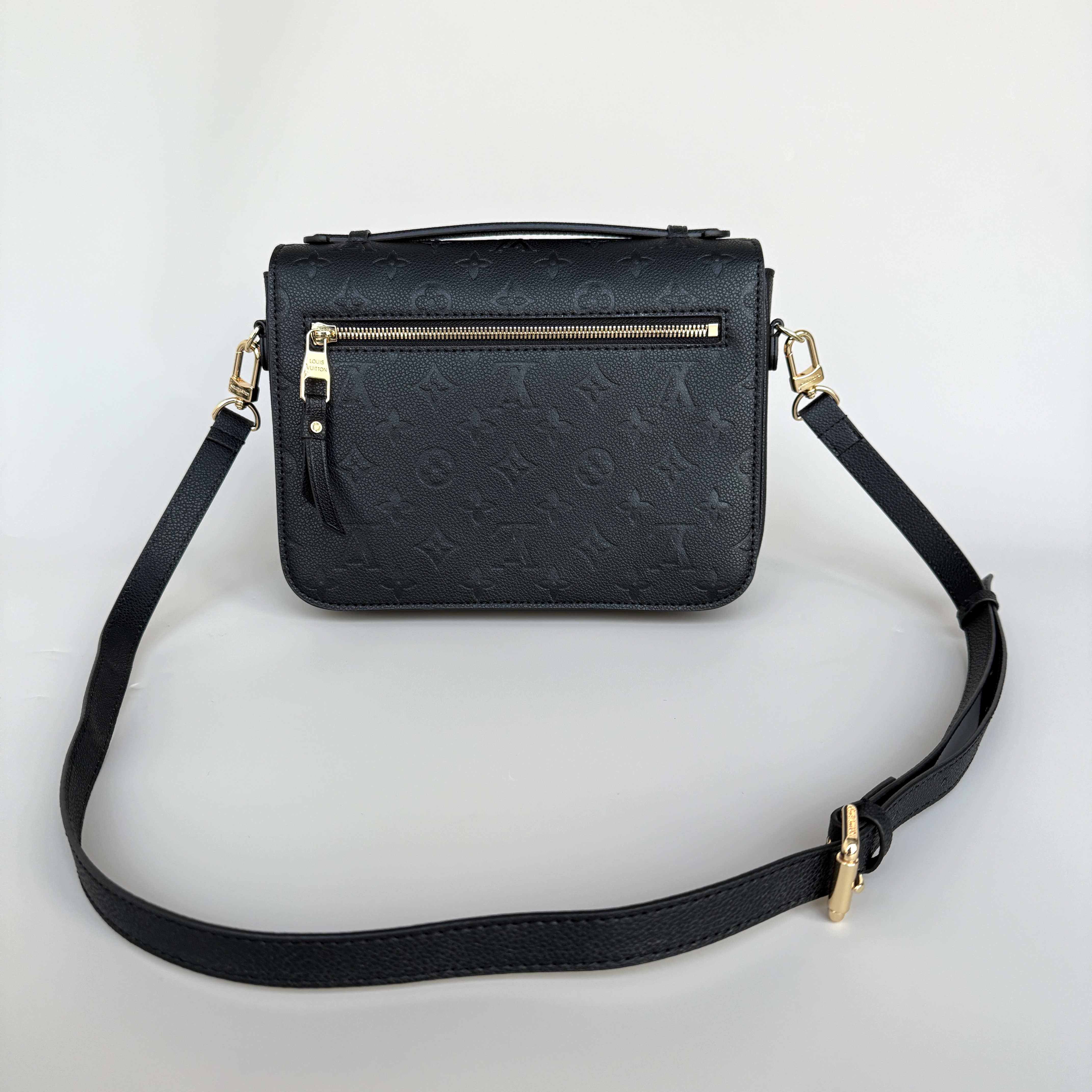 Designer Monogram Empreinte Monogram Leather Black Pochette Métis - Bag - Gorchic - $127.99