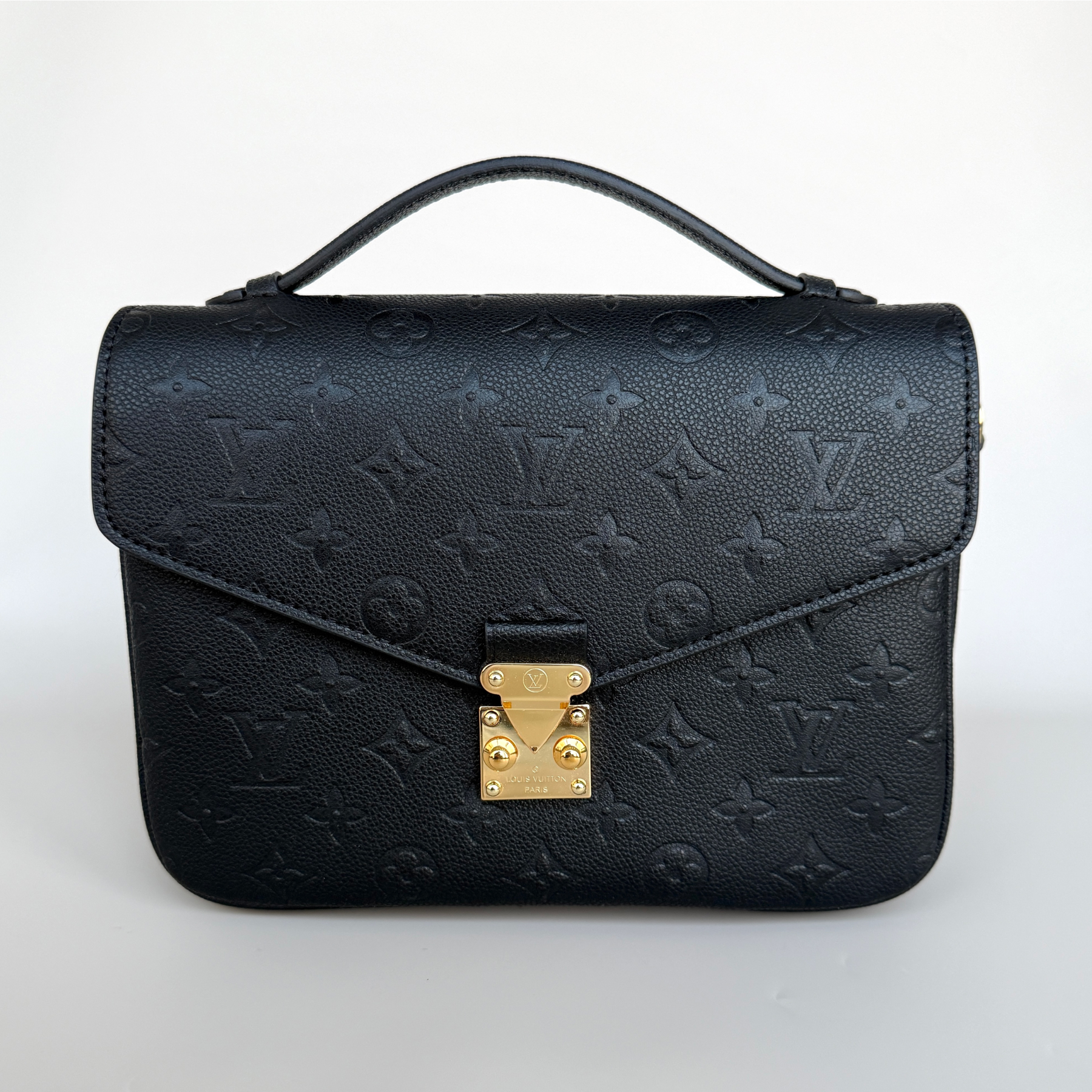 Designer Monogram Empreinte Monogram Leather Black Pochette Métis - Bag - Gorchic - $127.99