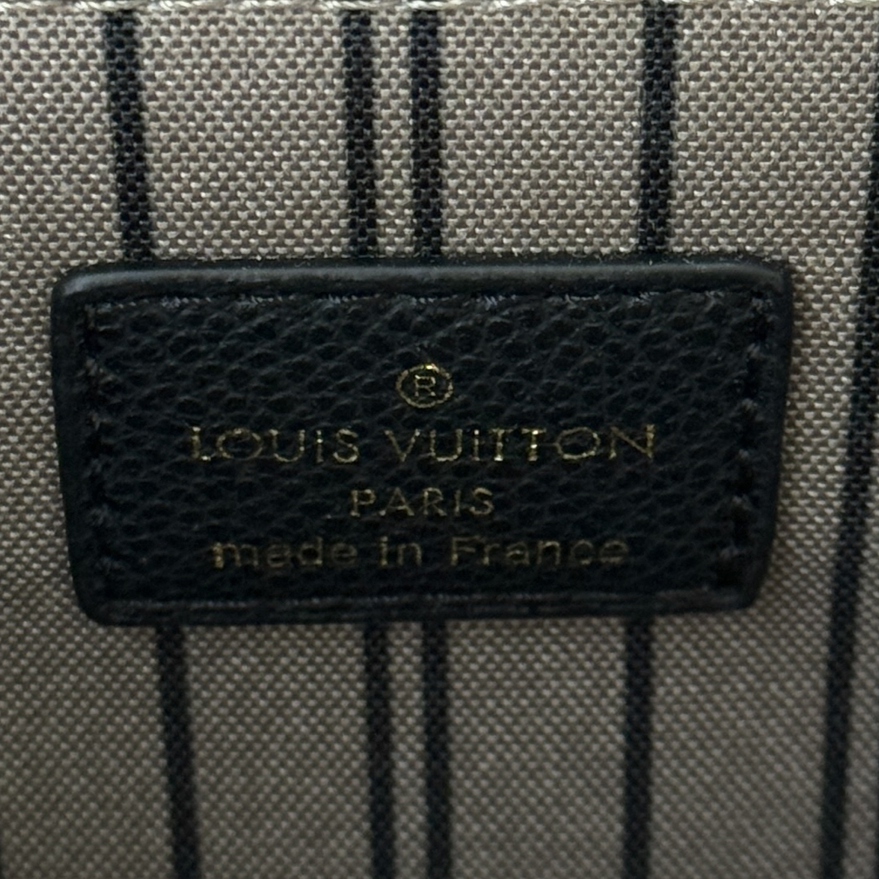 Designer Monogram Empreinte Monogram Leather Black Pochette Métis - Bag - Gorchic - $127.99