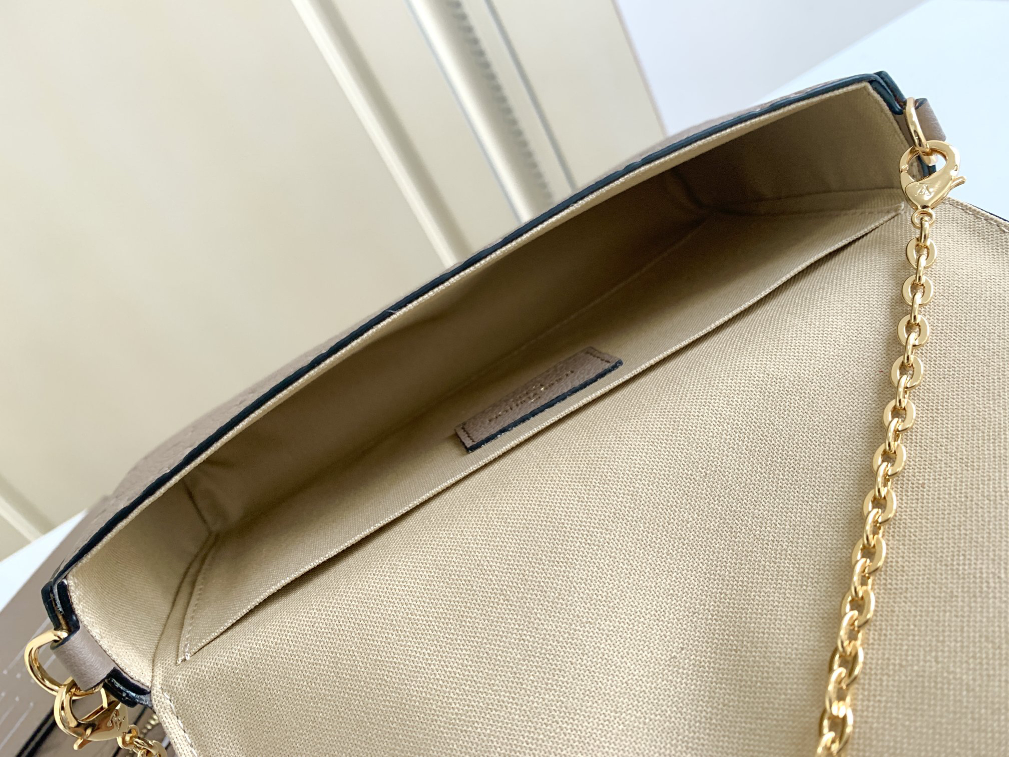 Designer Monogram POCHETTE FÉLICIE Chain Bag - Elephant Gray Embossed Bag - Gorchic - $84.99