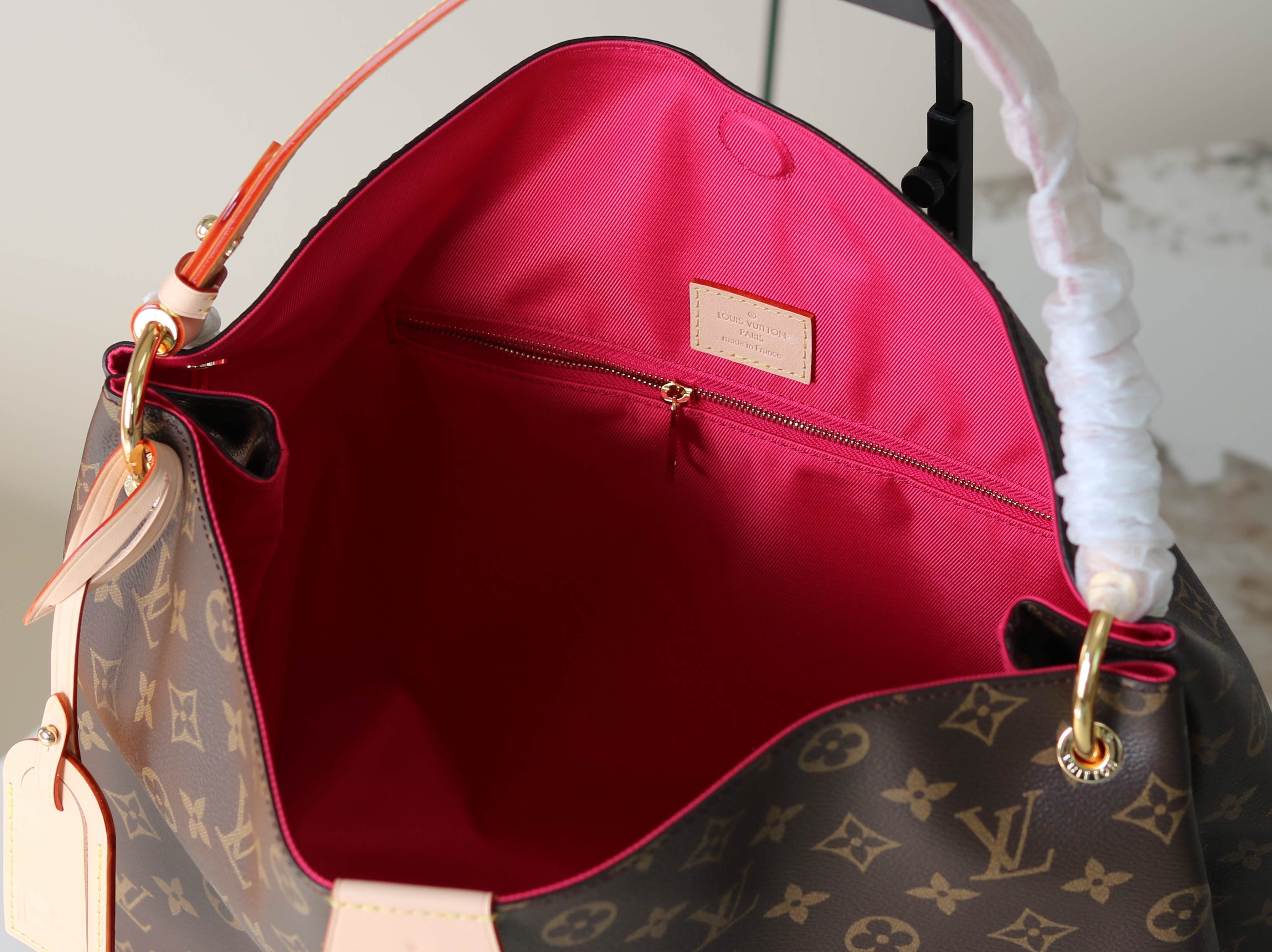 Designer Monogram Graceful PM Monogram Canvas Shoulder Bag - Gorchic - $119.99