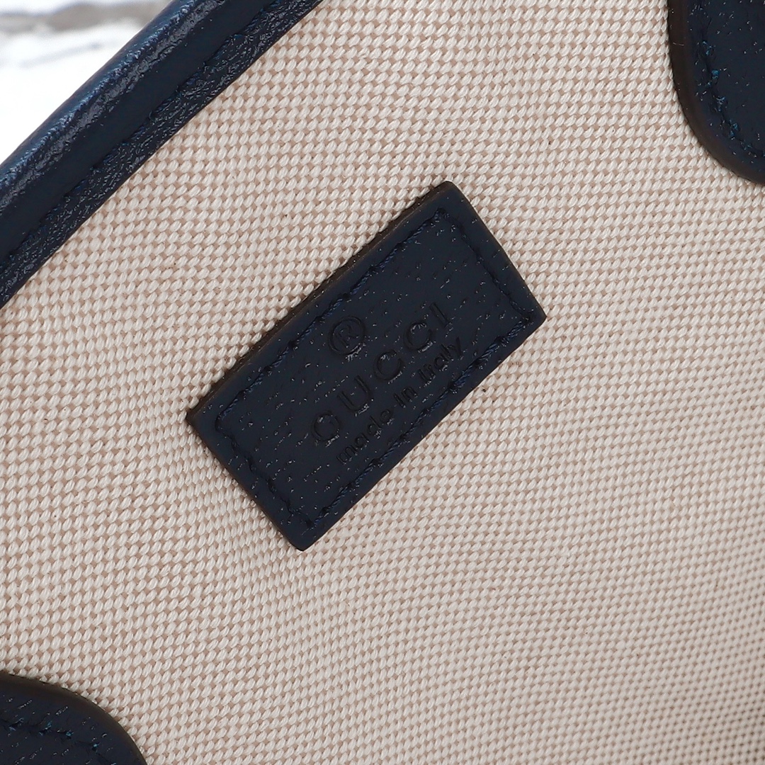 Double-G Ophidia Large Tote Bag -  Blue Bag - Gorchic - $138.99