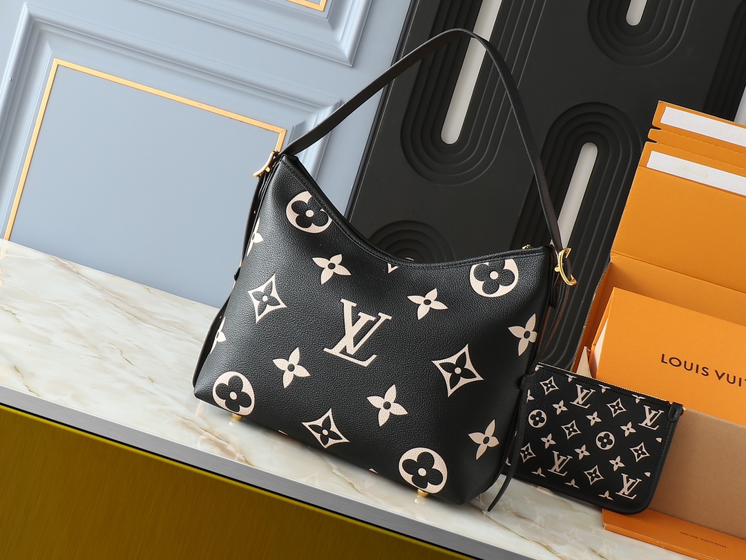 Designer Monogram Carryall PM Elephant Black - Bag - Gorchic - $121.99