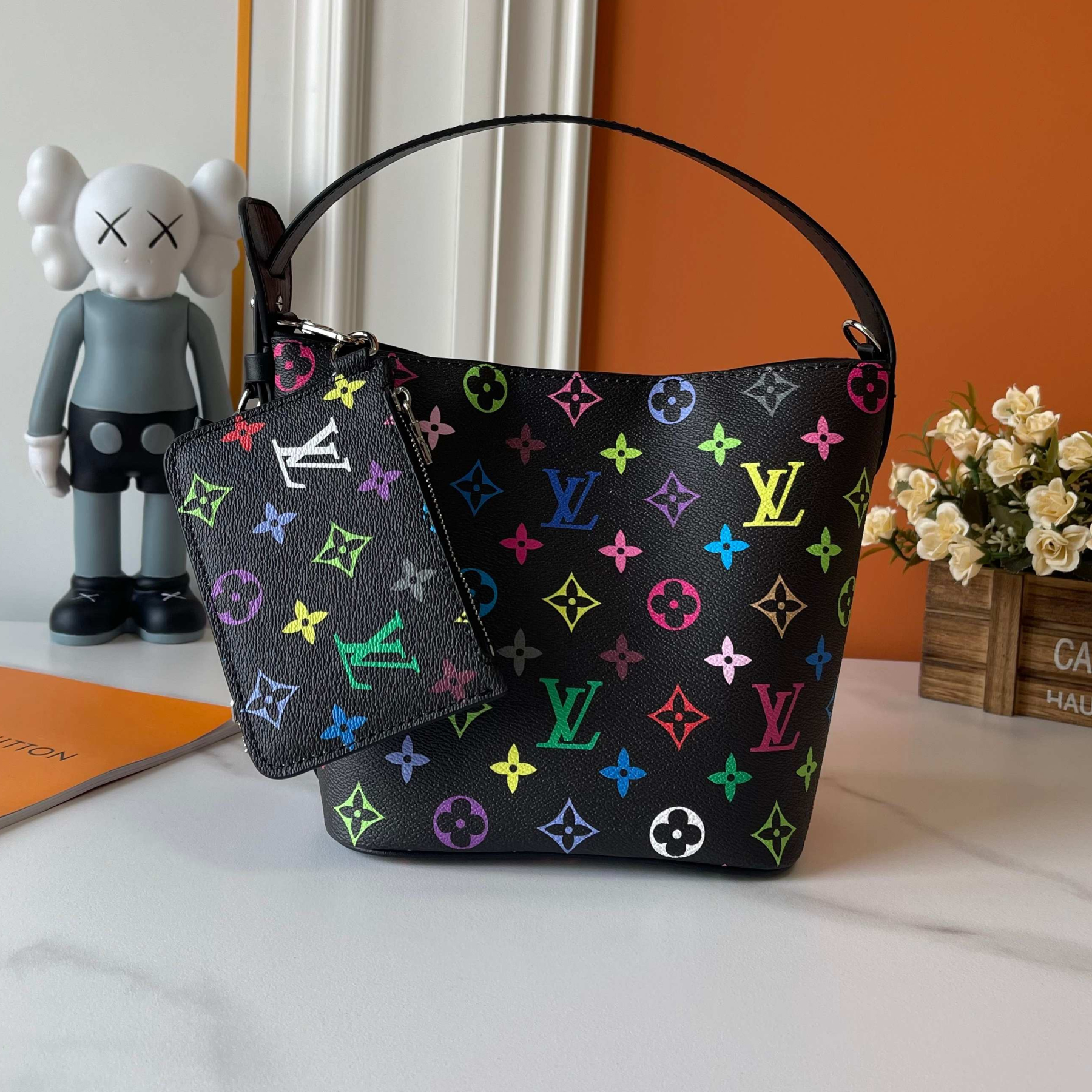 Designer Monogram x Murakami x All In BB Bag - Gorchic - $118.99