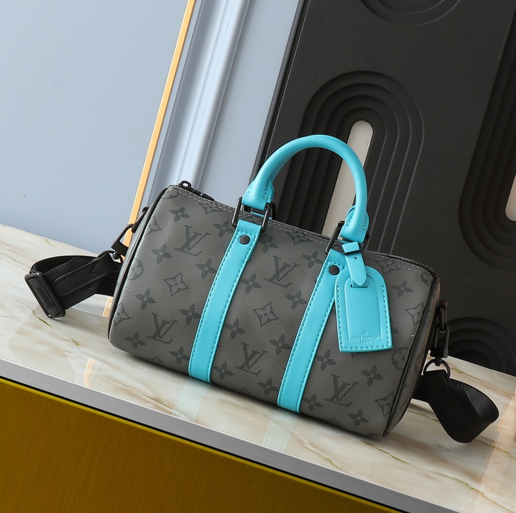 Designer Monogram Keepall 25 Grey Pillow Bag - Gorchic - $135.99