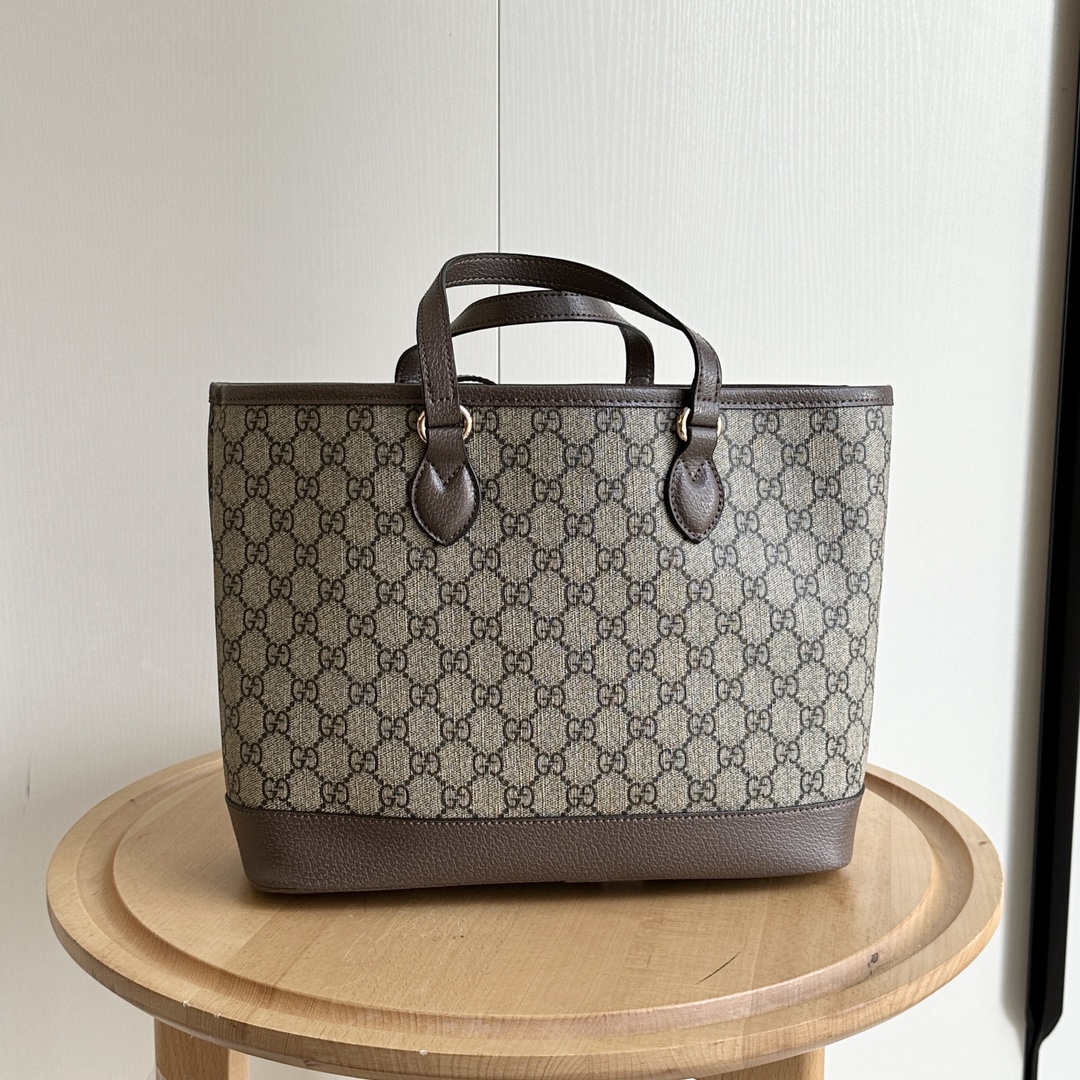 Double-G Ophidia Large Tote Bag - Gray Bag - Gorchic - $135.99
