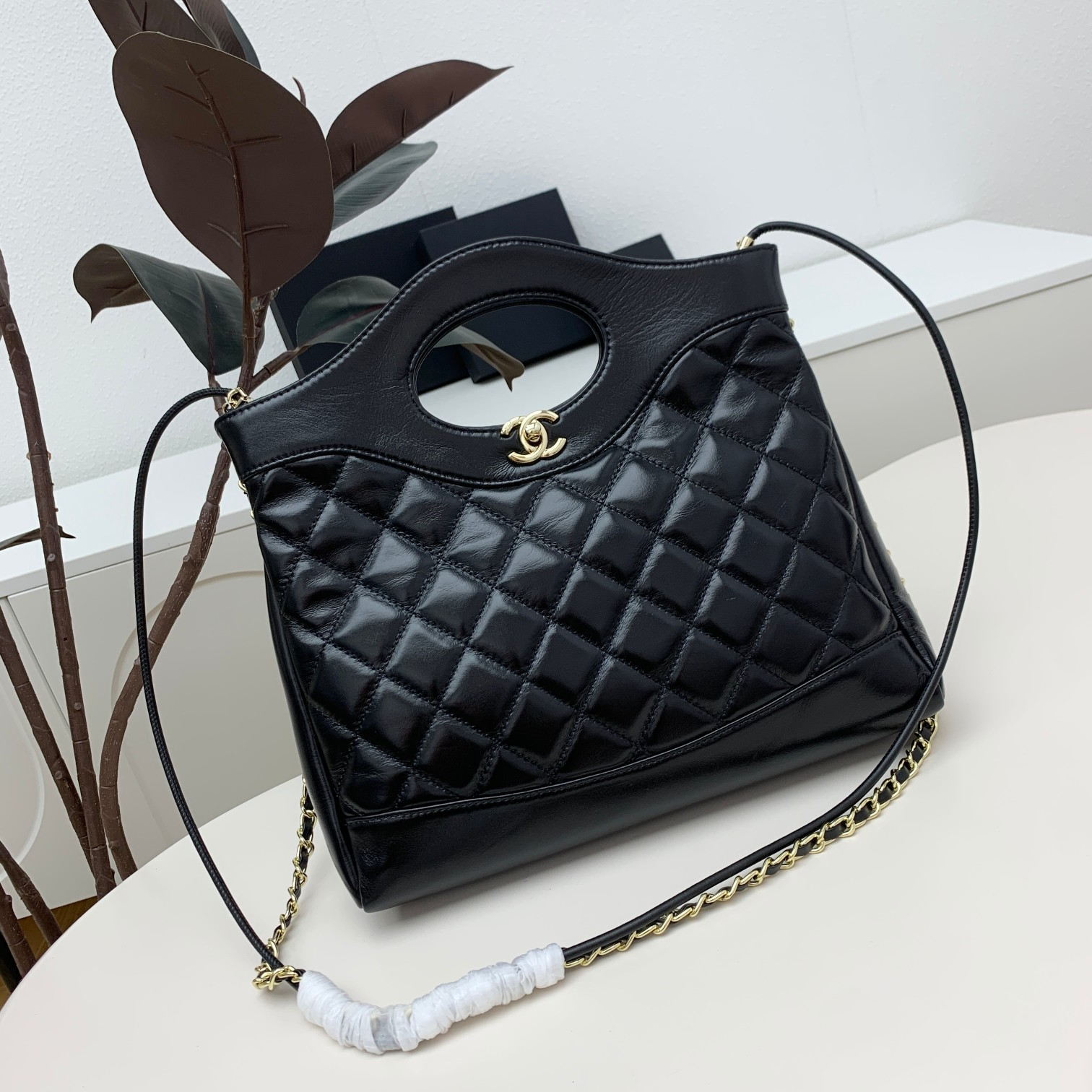 CC Inspired 31 Small Shopping Bag Black - Bag - Gorchic - $141.99