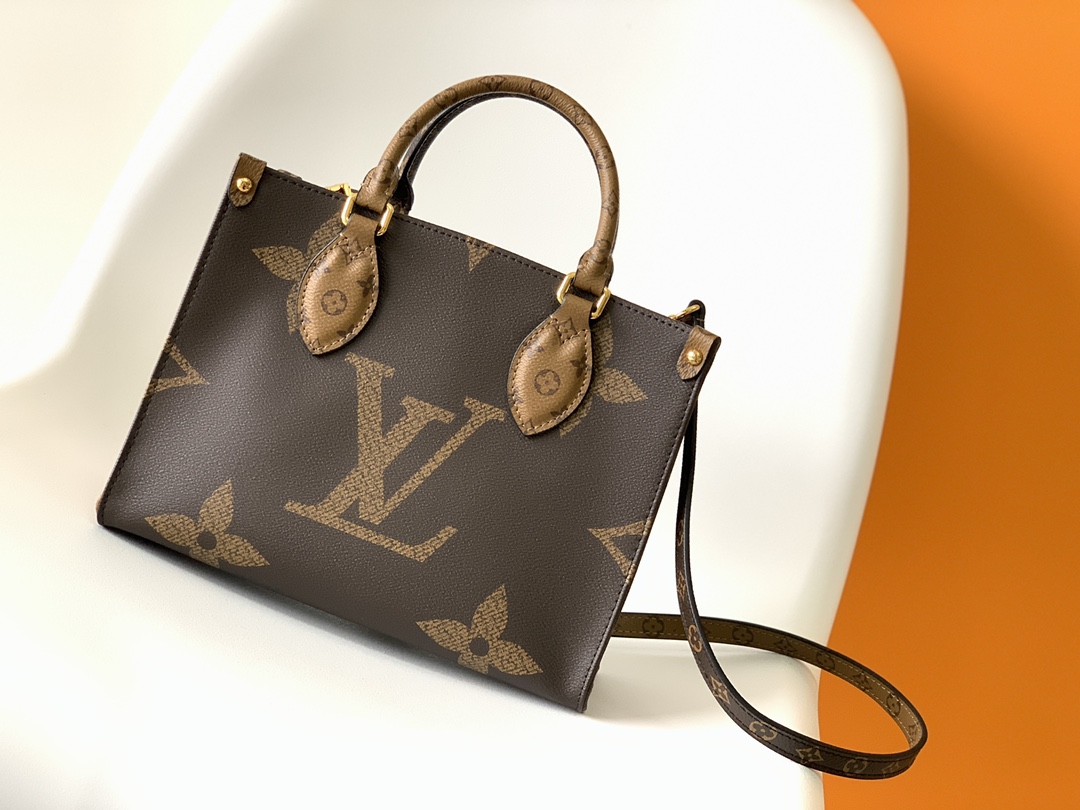 Designer Monogram Canvas Onthego PM Gold Hardware - Bag - Gorchic - $114.99