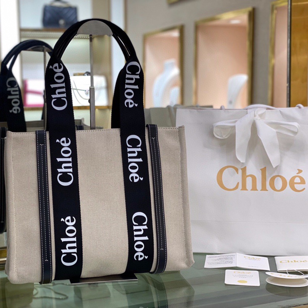 chleo Woody tote bag Medium Size - Bag - Gorchic - $125.99