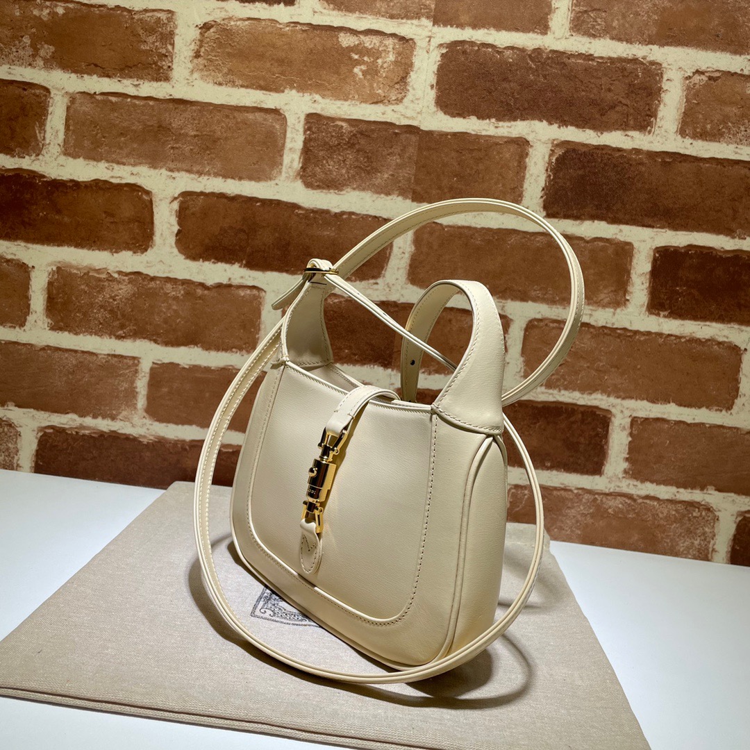Double-G Jackie 1961 mini shoulder bag-Oatmeal - Bag - Gorchic - $121.99