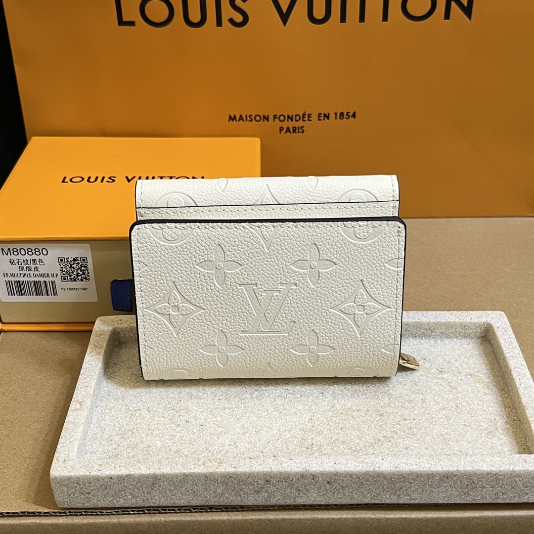 Designer Monogram Métis Monogram Empreinte Wallet-White Wallet - Gorchic - $55.99