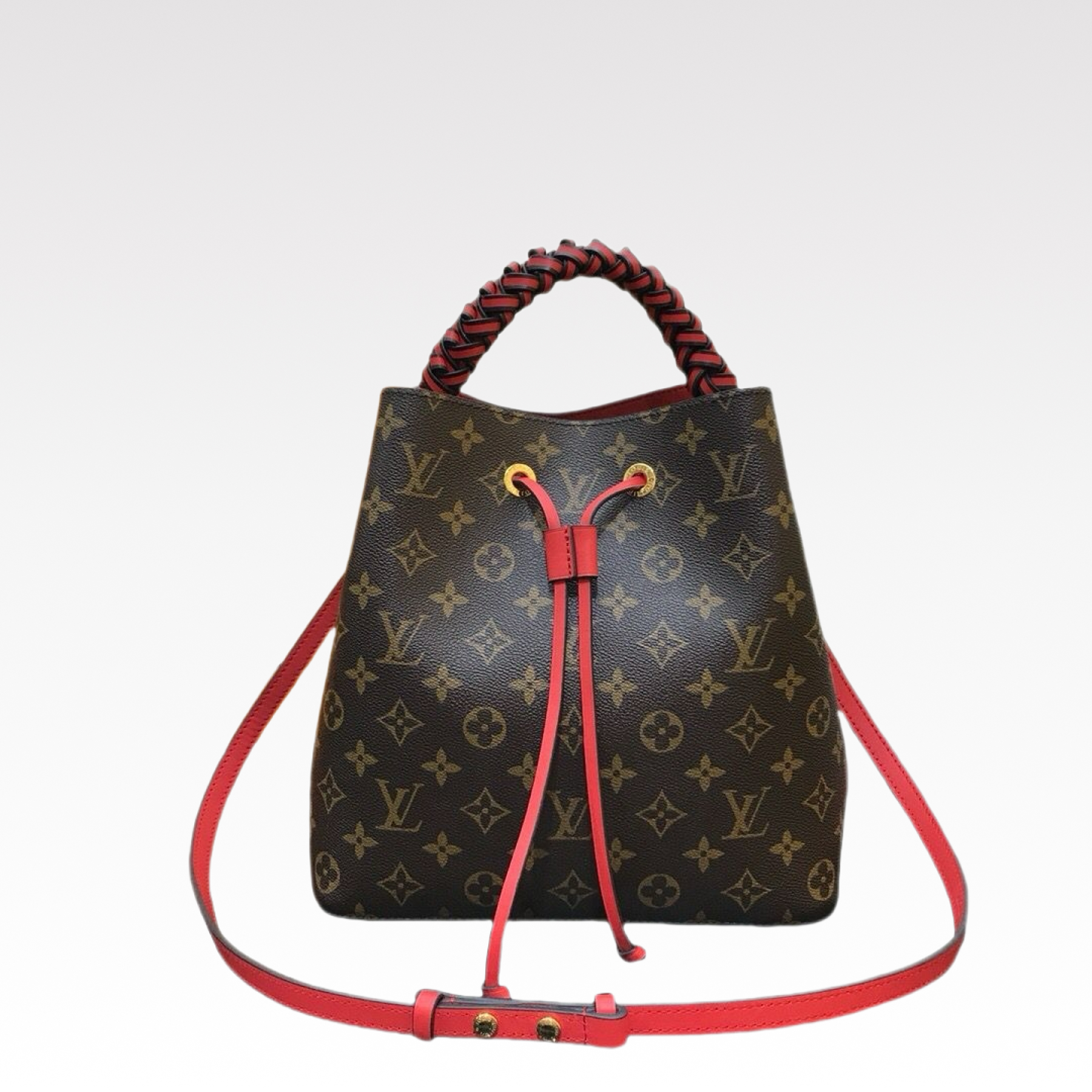 Designer Monogram NeoNoe MM Bucket Bag - Gorchic - $129.99