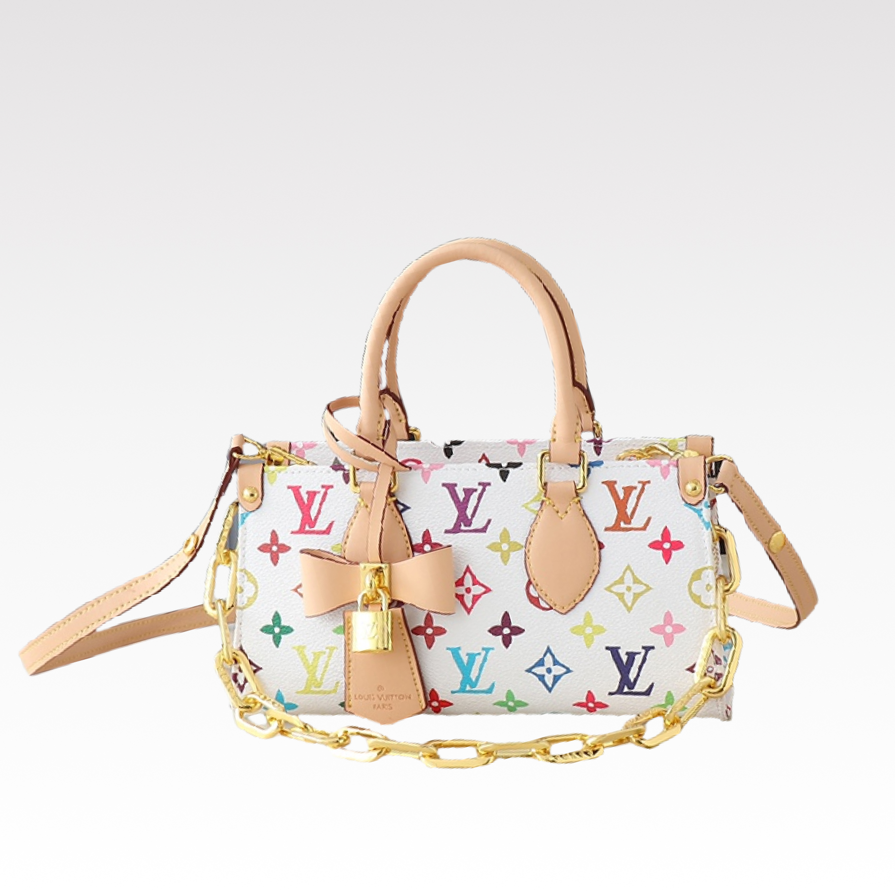Designer Monogram x Murakami x TM OnTheGo East West Chain -Bag - Gorchic - $135.99