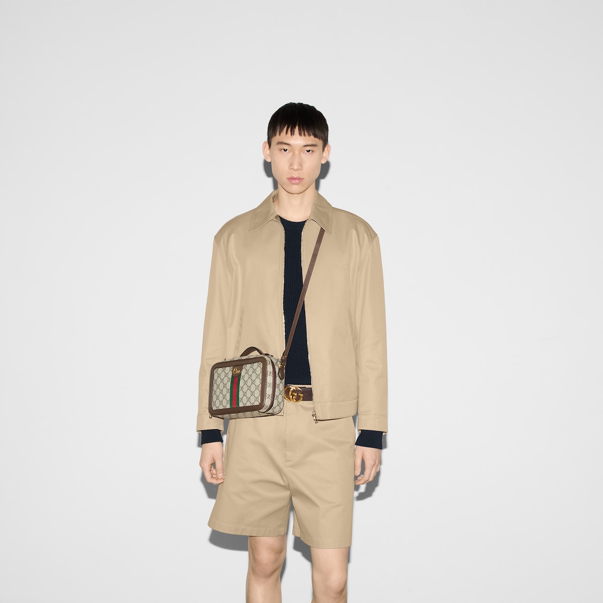 Double-G Ophidia Crossbody Brown leathe Bag - Gorchic - $142.99
