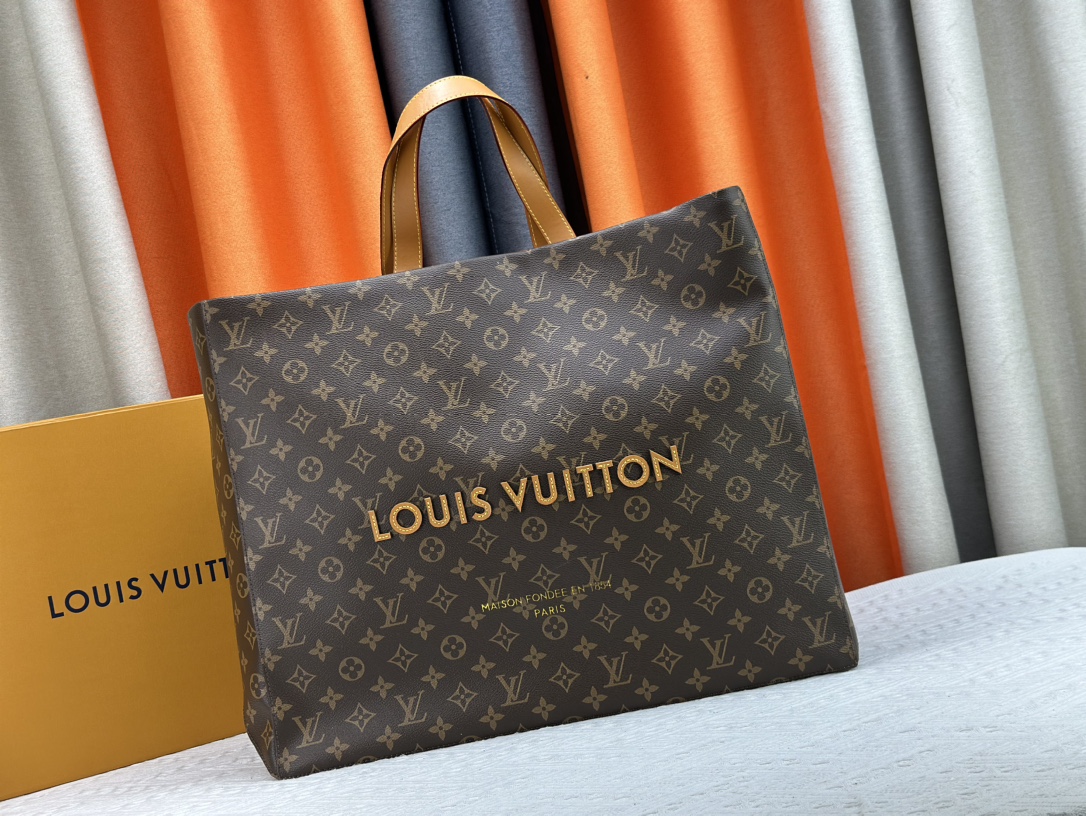 Designer Monogram Bag Shopper Tote MM - Bag - Gorchic - $132.99
