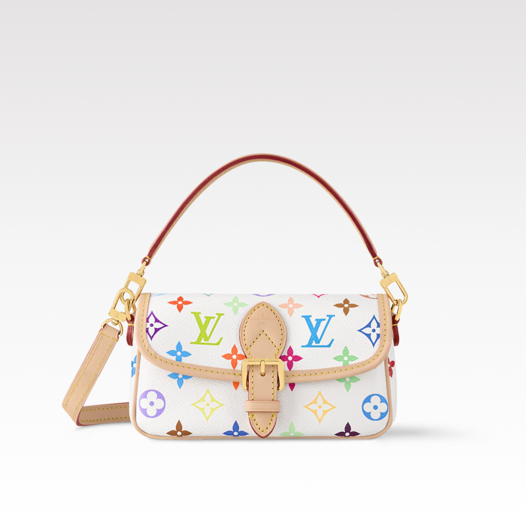 Designer Monogram x Murakami x TM NANO DIANE Handbag - Gorchic - $115.99