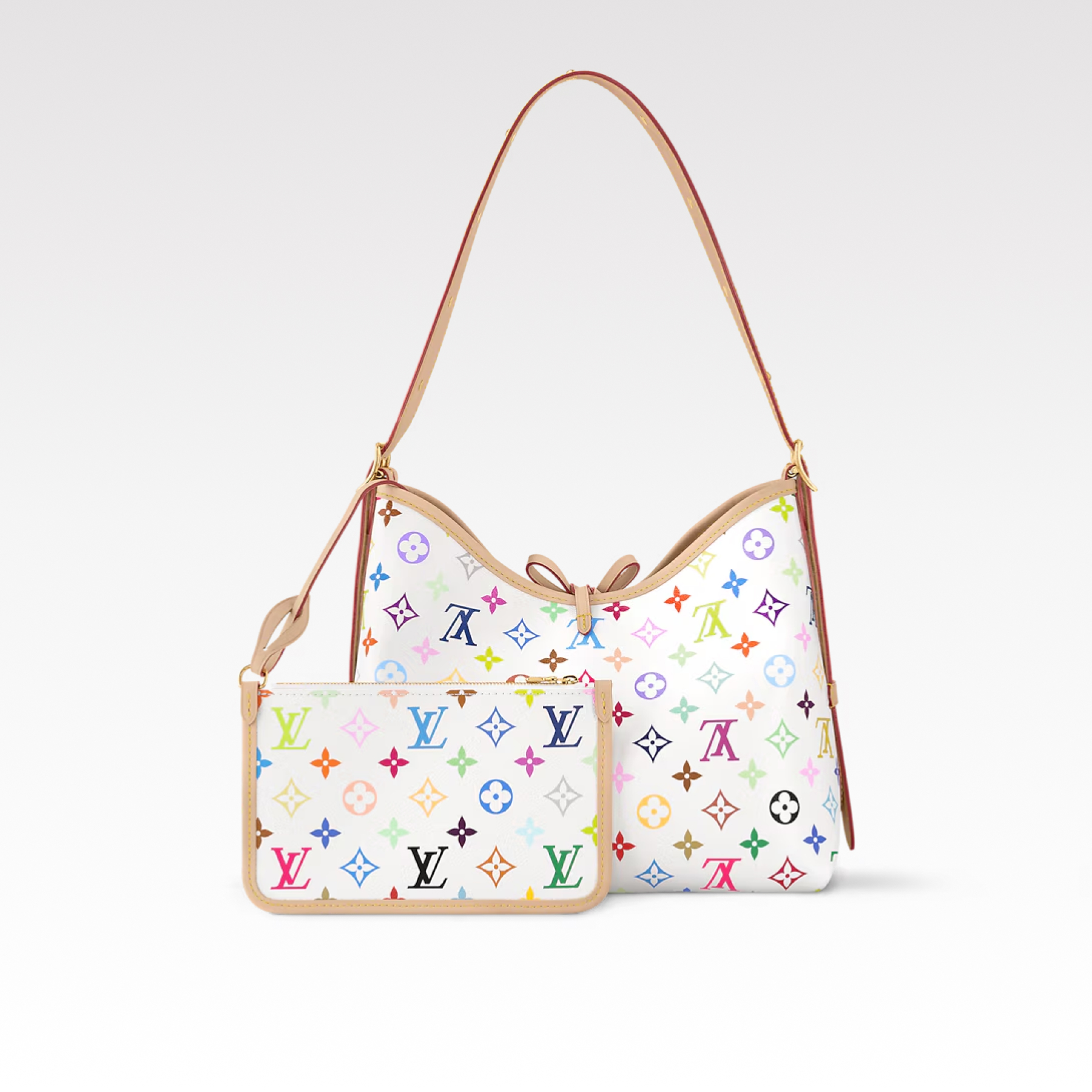 Designer Monogram x Murakami x TM CarryAll PM White Bag - Gorchic - $119.99
