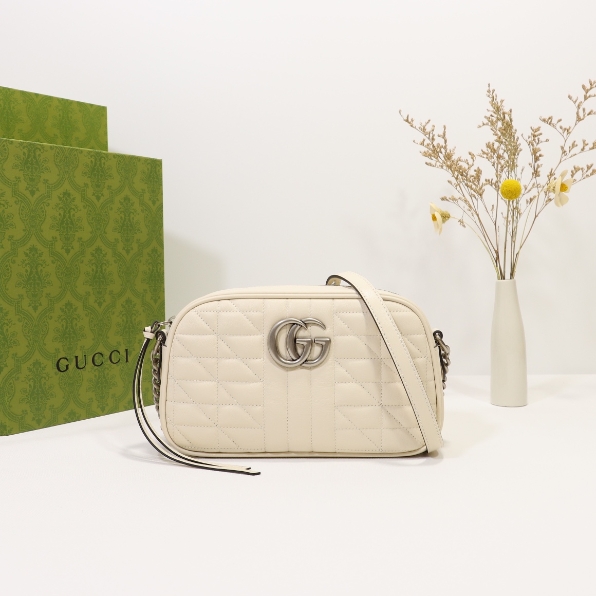 Double-G GG Marmont Chain Shoulder Bag - Gorchic - $106.99