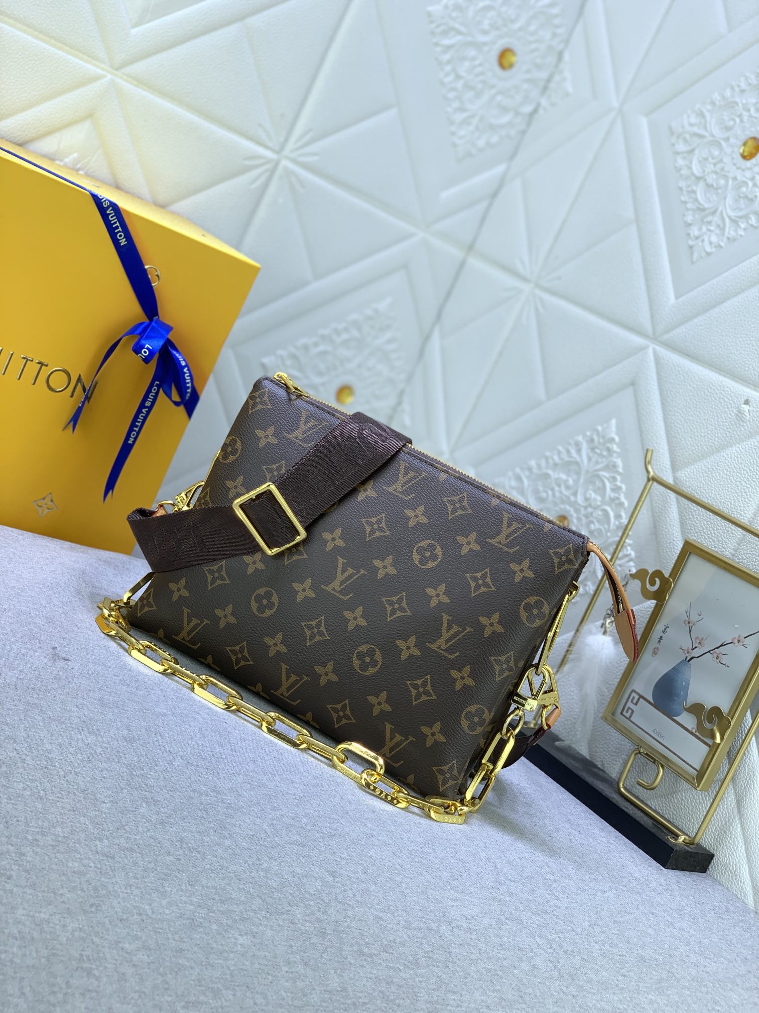 Designer Monogram Coussin PM Monogram Samll Handbag - Gorchic - $120.99