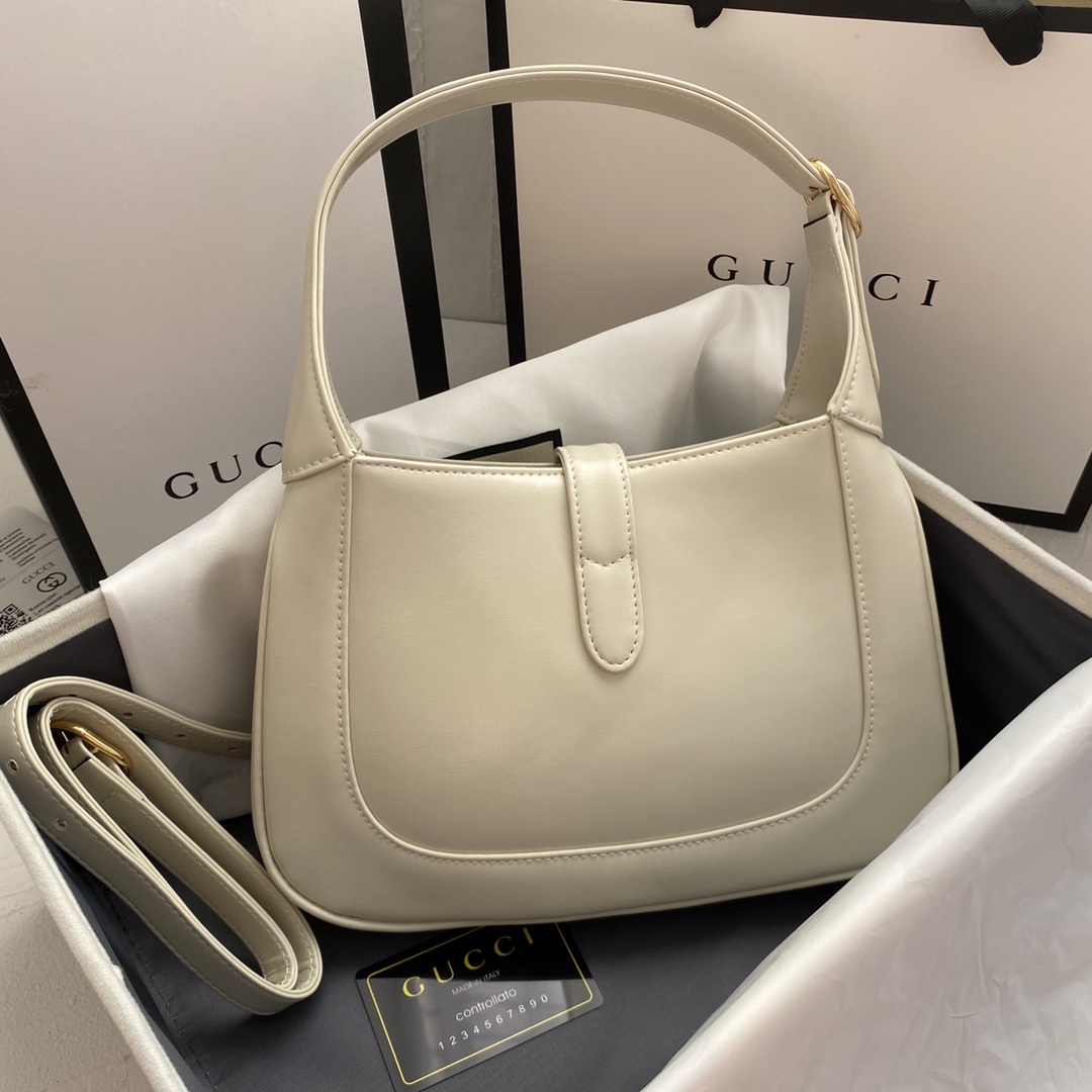 Double-G Jackie 1961 small shoulder bag-White - Bag - Gorchic - $124.99