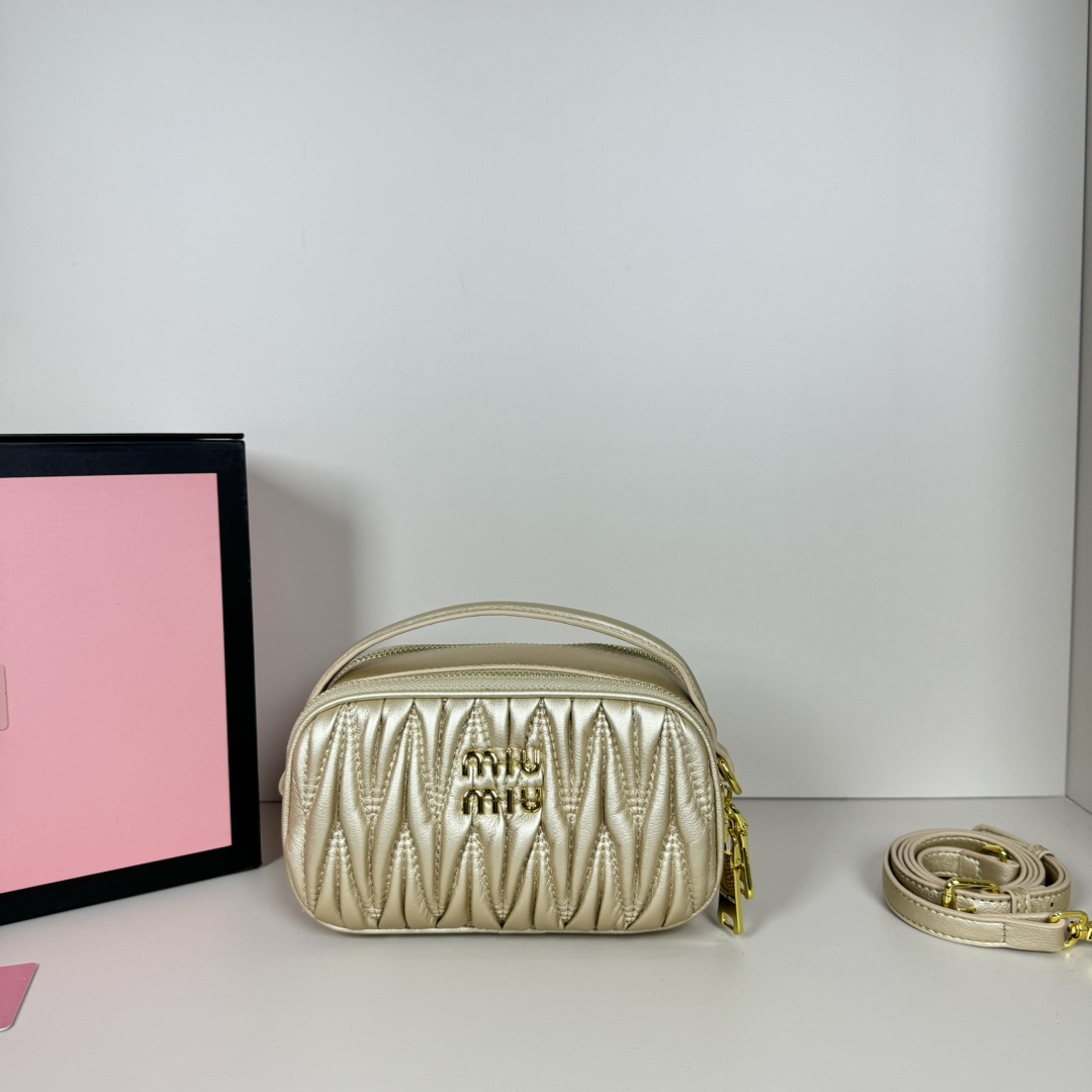 MU Logo Patch Zipped Clutch Bag - Gorchic - $100.99