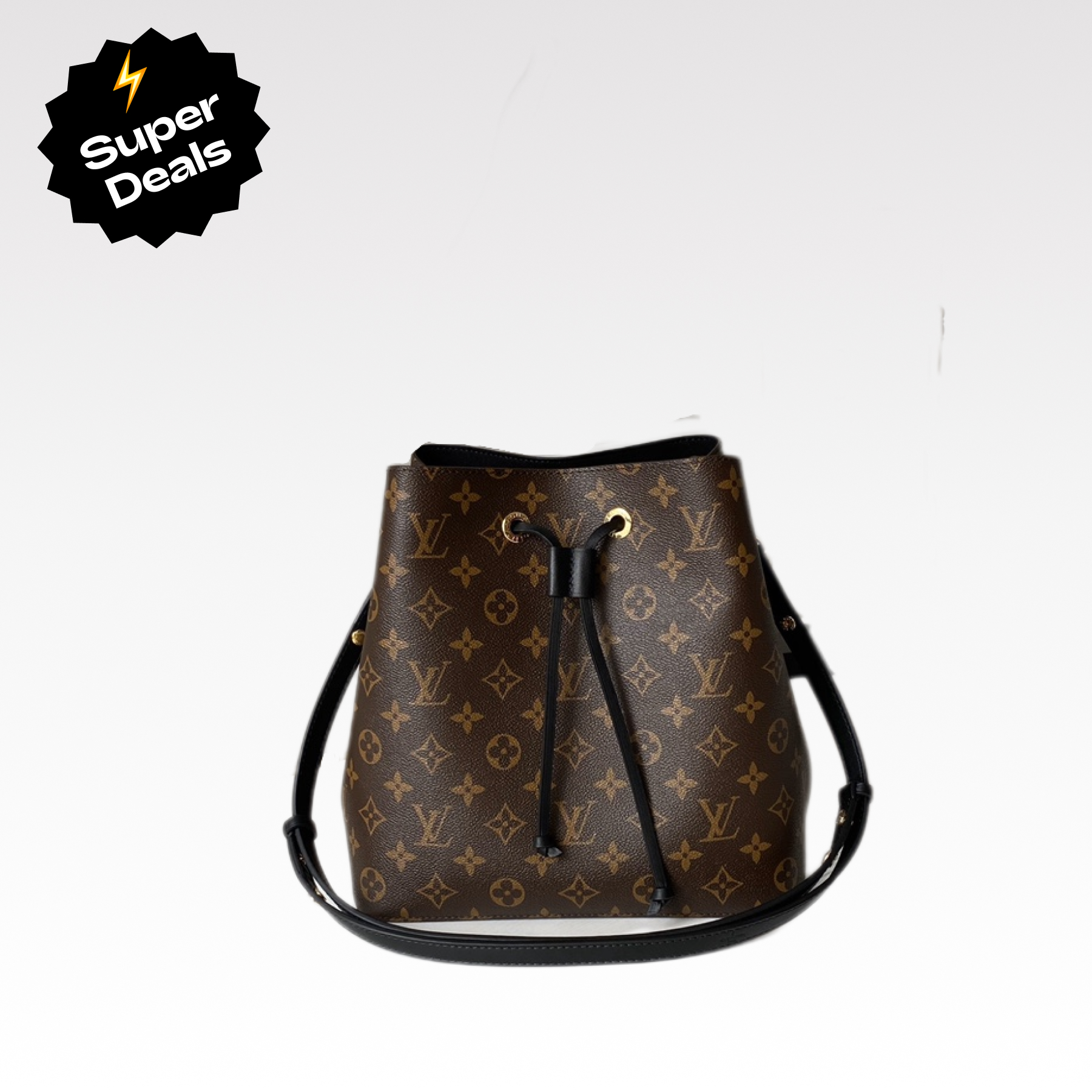 Designer Monogram NeoNoe MM Bucket Bag - Gorchic - $110.99