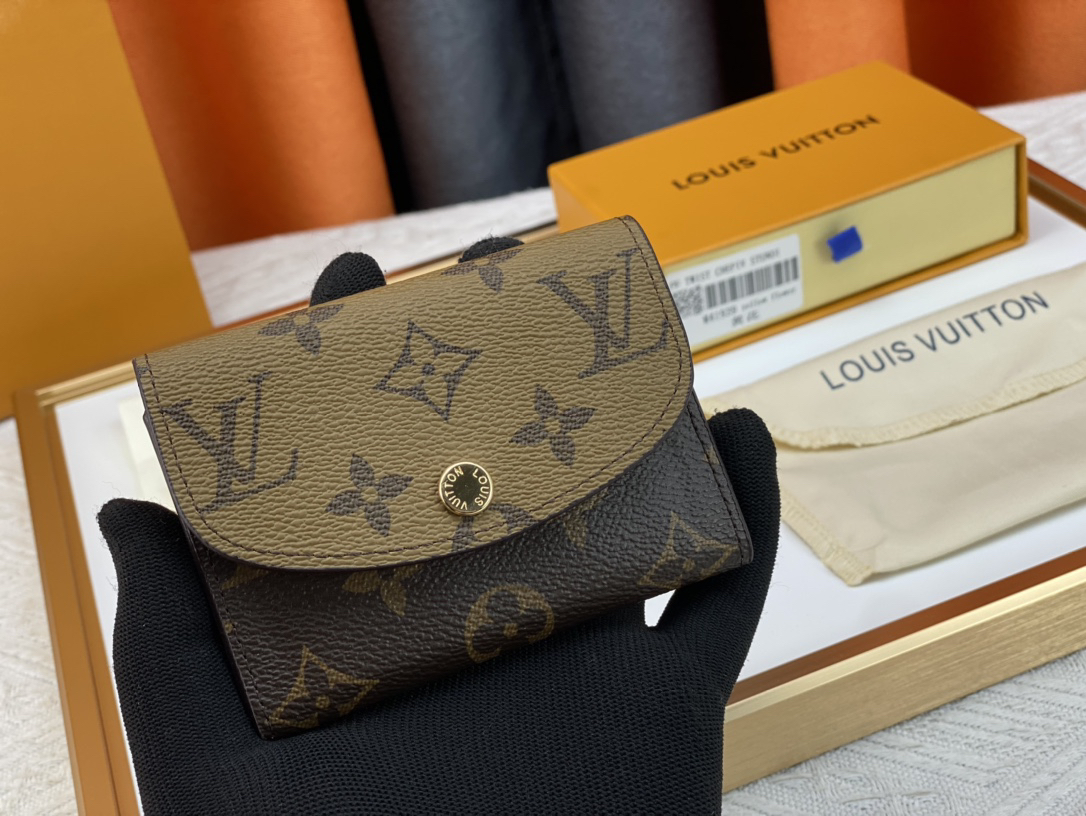 Designer Monogram Wallet Rosalie Coin Purse - Bag - Gorchic - $61.99
