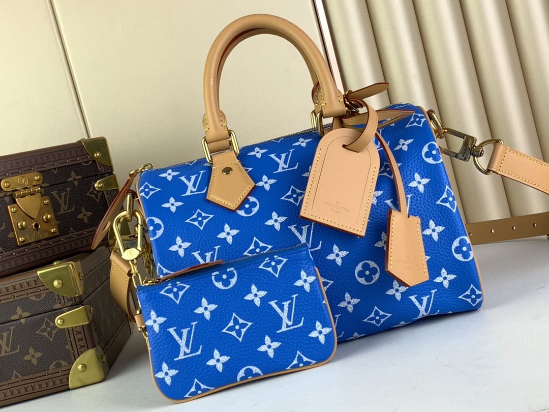 Designer Monogram SPEEDY P9 BANDOULIERE 25 HANDBAG - Bag - Gorchic - $143.99