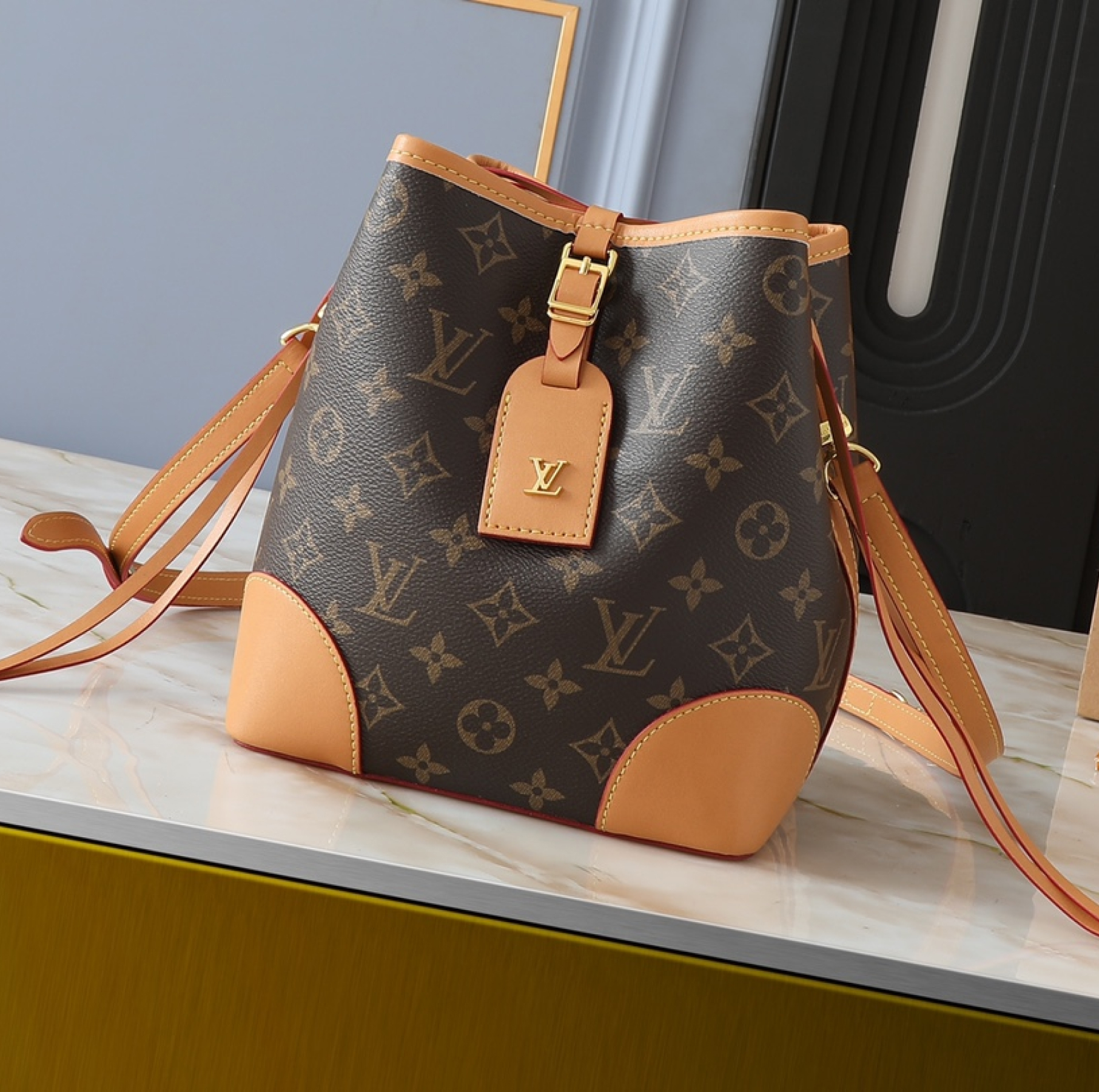 Designer Monogram Large Bucket Bag - Gorchic - $118.99