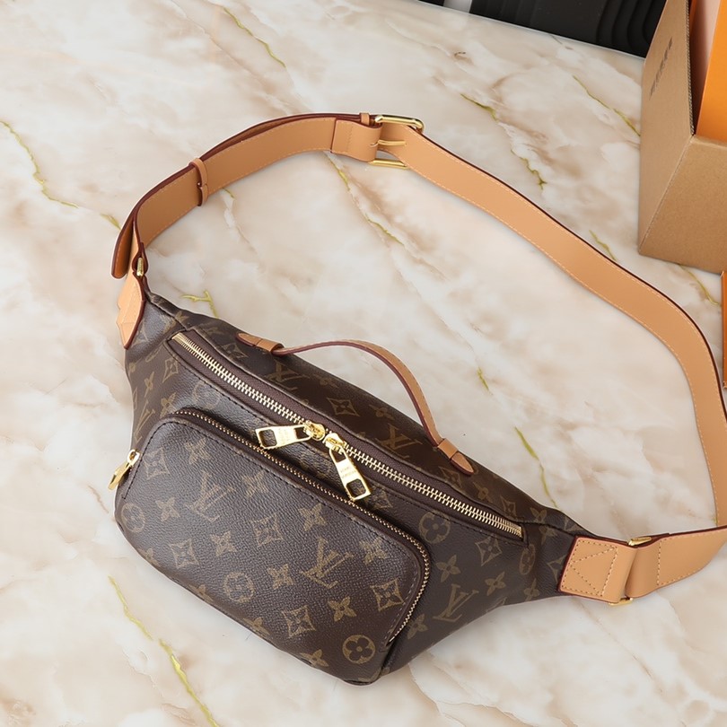 Designer Monogram Rush Bumbag Monogram Dust canvas - Bag - Gorchic - $129.99