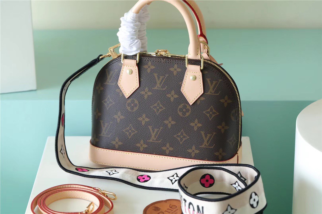 Designer Monogram Alma BB Handbag - Bag - Gorchic - $146.99