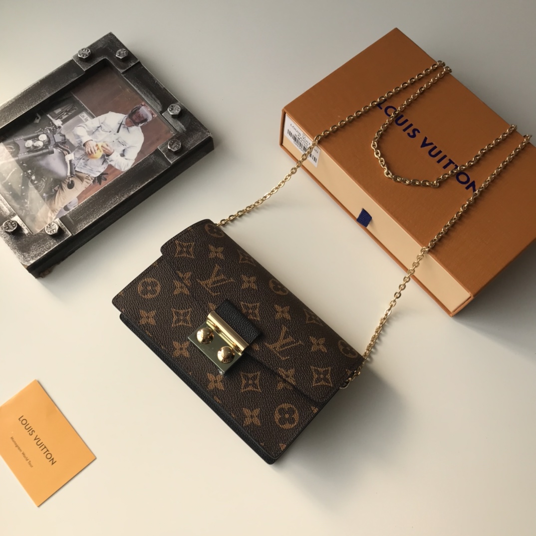 Designer Monogram Wallet Brown Monogram Canvas Elysee - Bag - Gorchic - $101.99