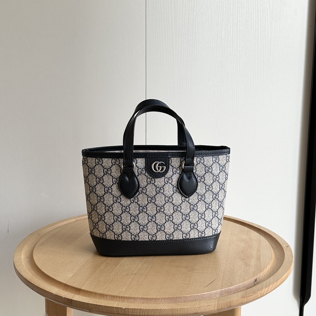 Double-G Ophidia Small Tote Bag - Black Bag - Gorchic - $123.99