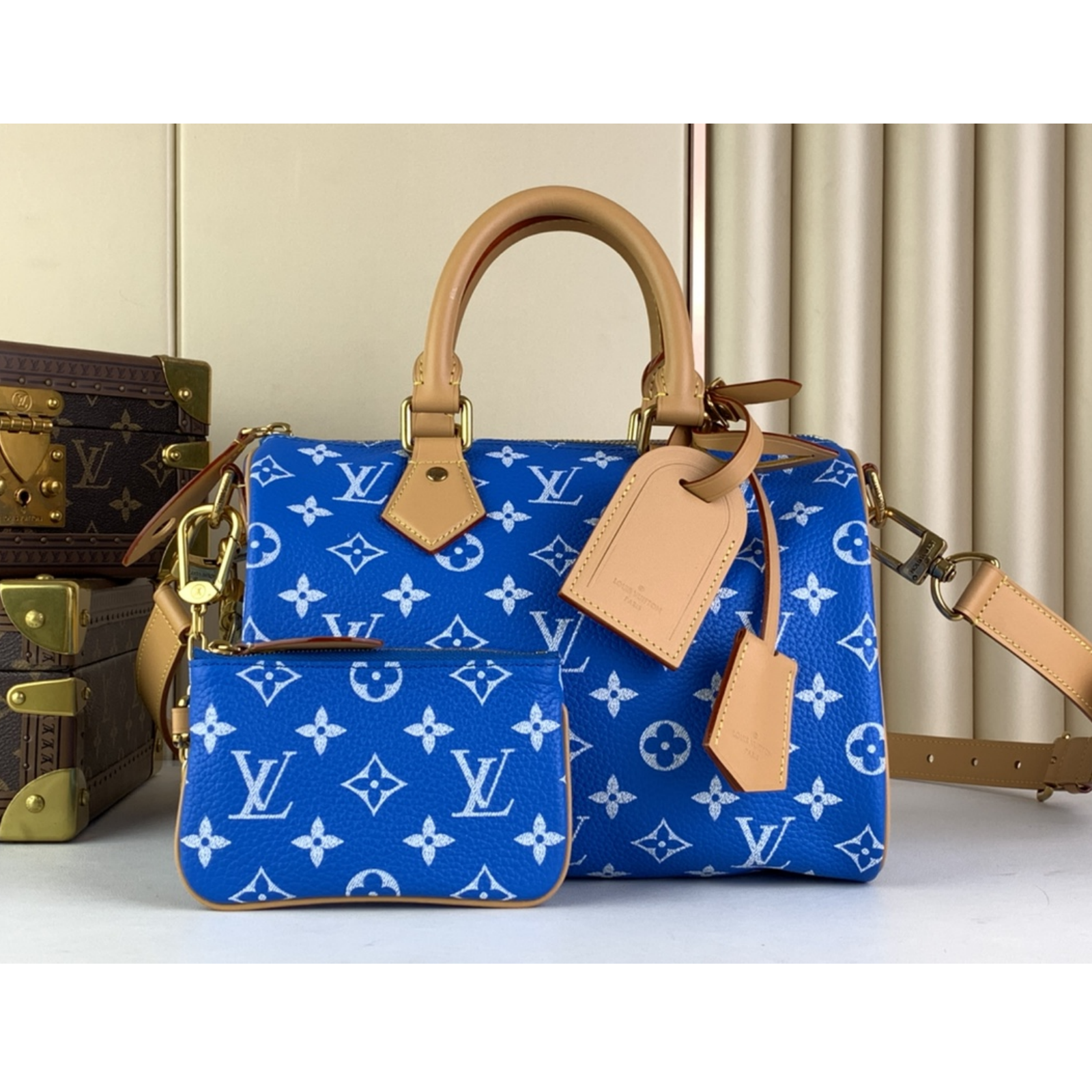 Designer Monogram SPEEDY P9 BANDOULIERE 25 HANDBAG - Bag - Gorchic - $143.99
