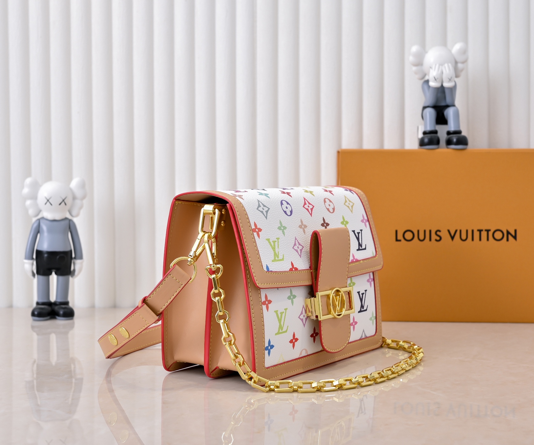 Designer Monogram x Murakami x TM Dauphine MM Bag - Gorchic - $142.99