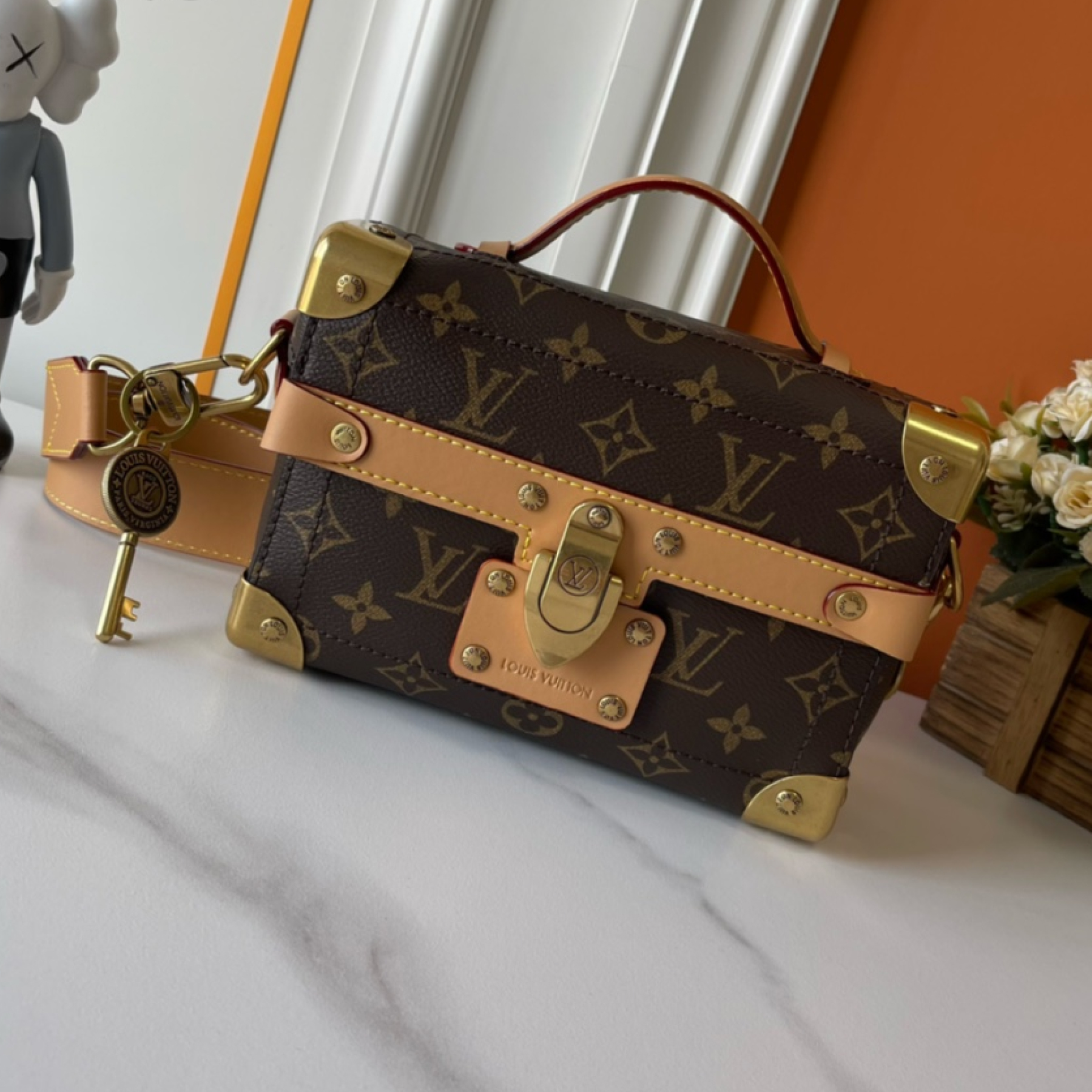 Designer Monogram Soul Trunk Old Fashioned Leather Handbag - Gorchic - $164.99