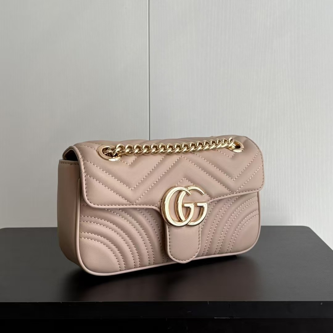 Double-G GG Marmont Shoulder Bag - Gorchic - $122.99