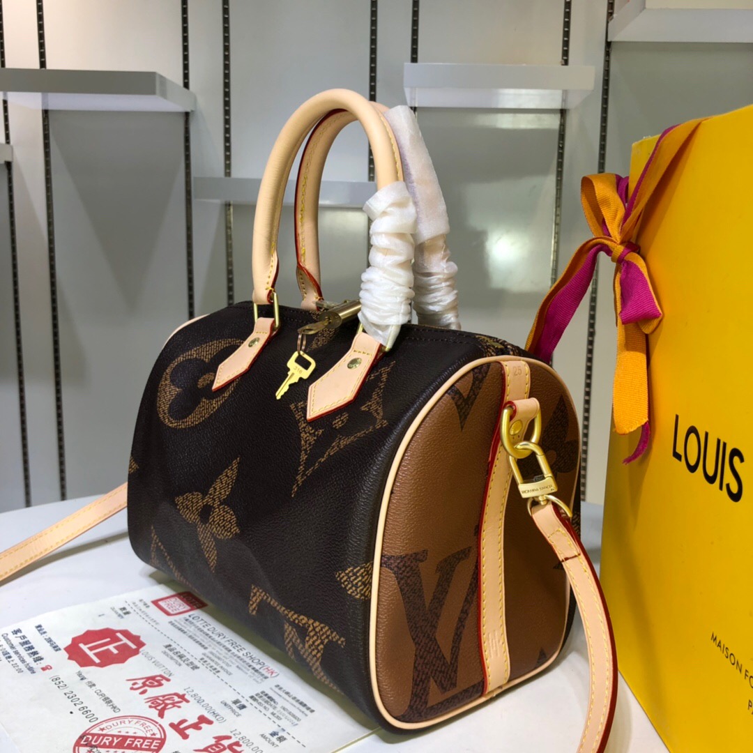 Designer Monogram Speedy 25/30 Bandoulière Monogram Women Handbag - Bag - Gorchic - $187.99