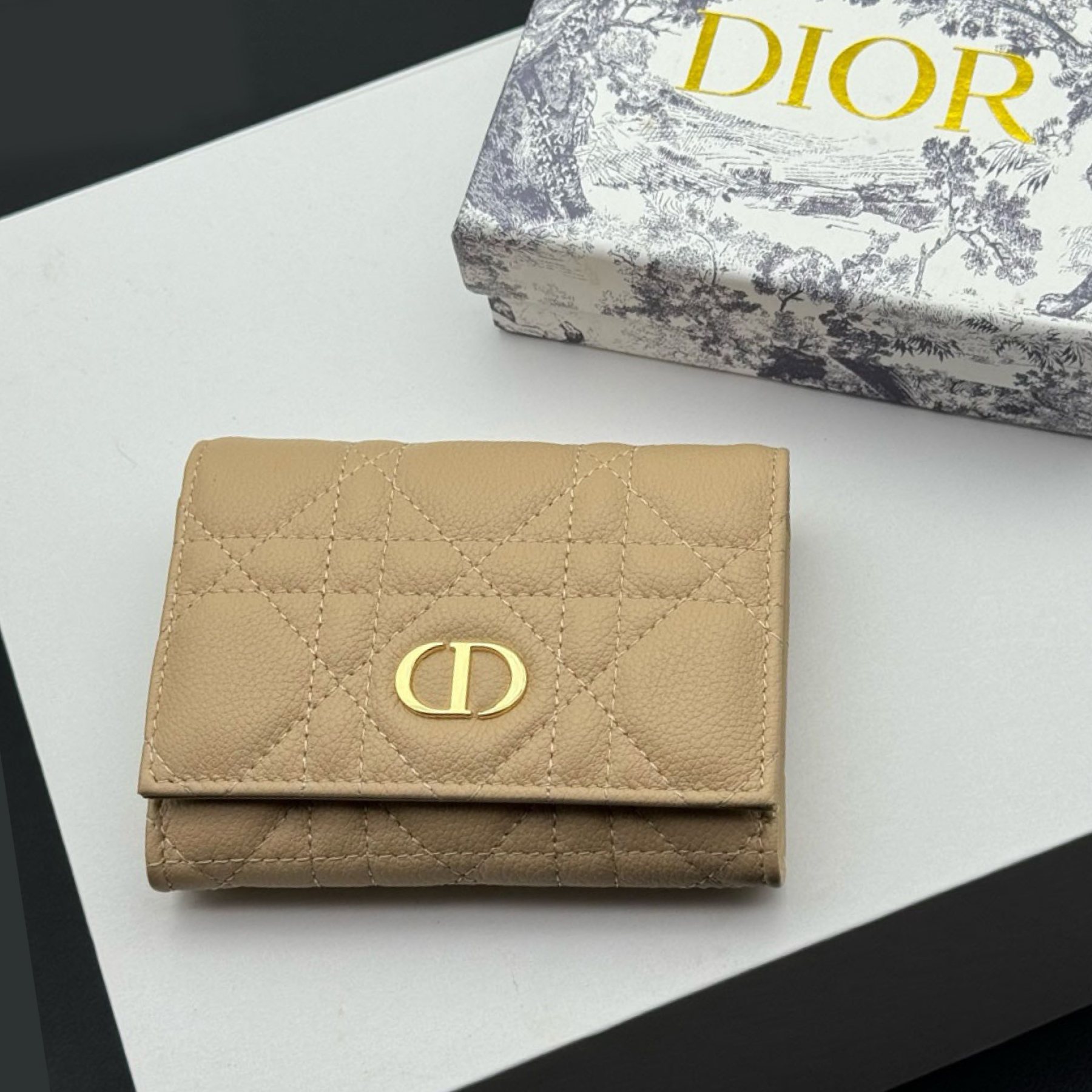 D Inspired Caro Montaigne Glycine Wallet-Apricot Leather Wallet - Gorchic - $55.99