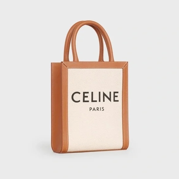 CL Cabas Crossbody Tote in Celine Print & Calfskin Bag - Gorchic - $157.99