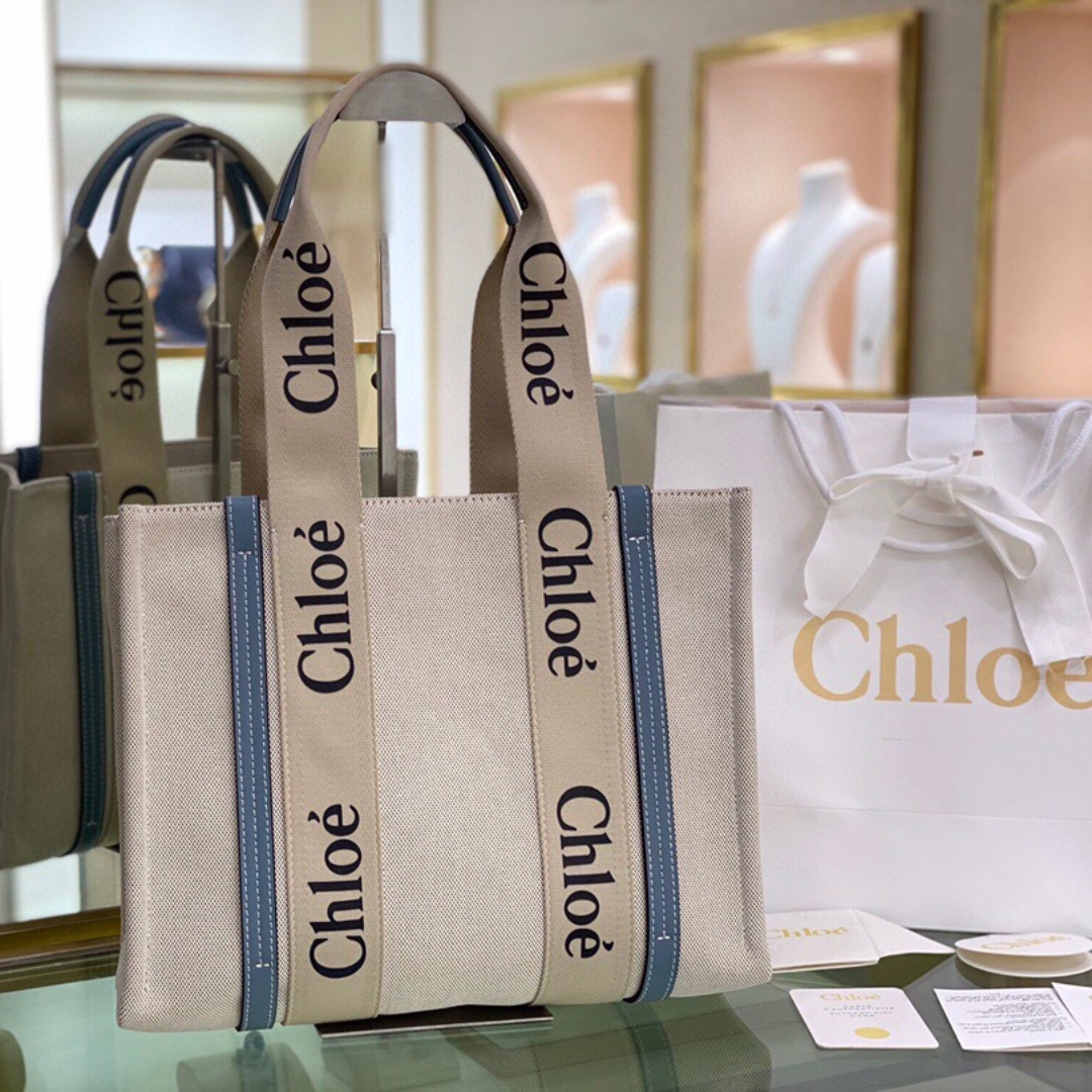 chleo Woody tote bag Medium Size - Bag - Gorchic - $125.99