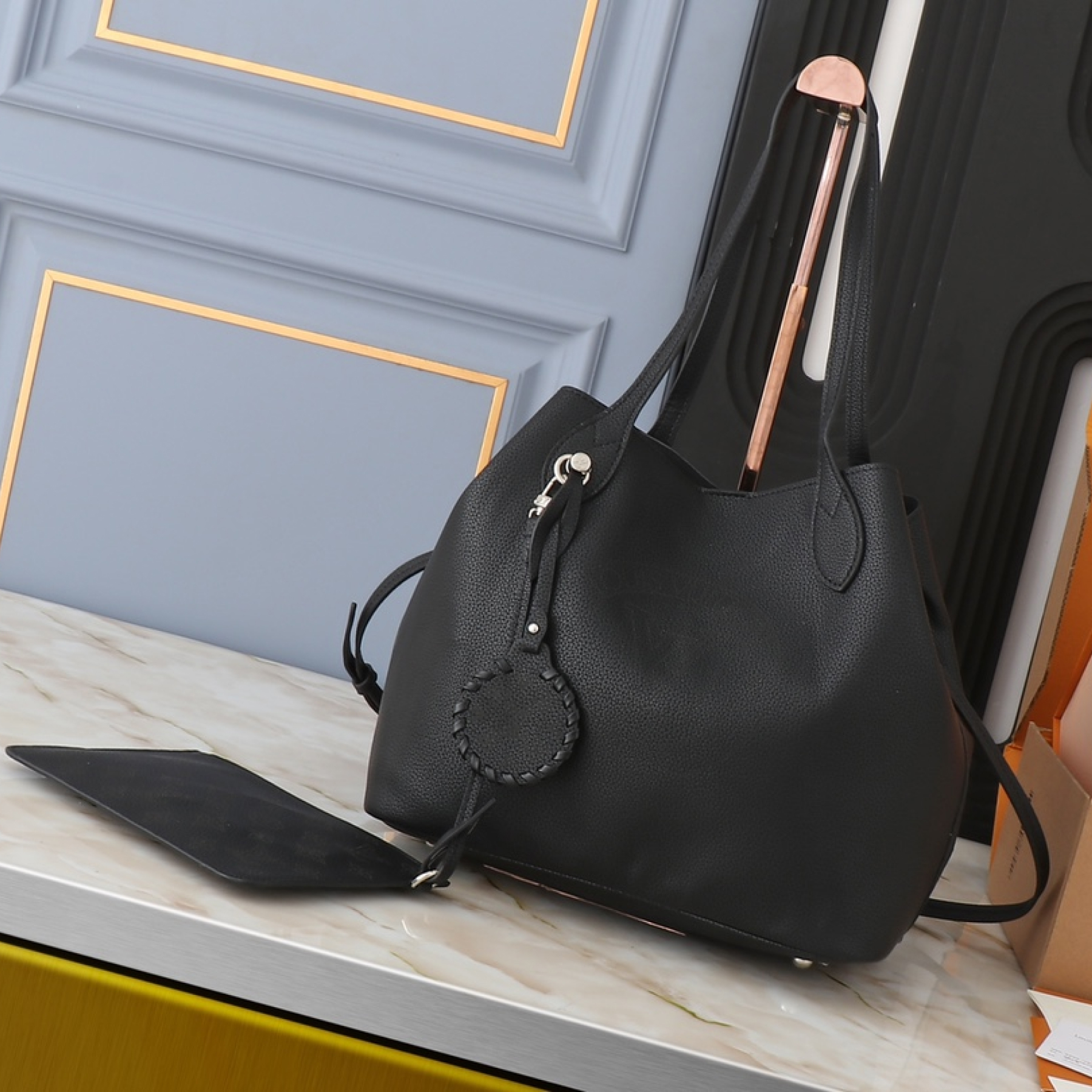 Designer Monogram Blossom PM Black - Bag - Gorchic - $117.99